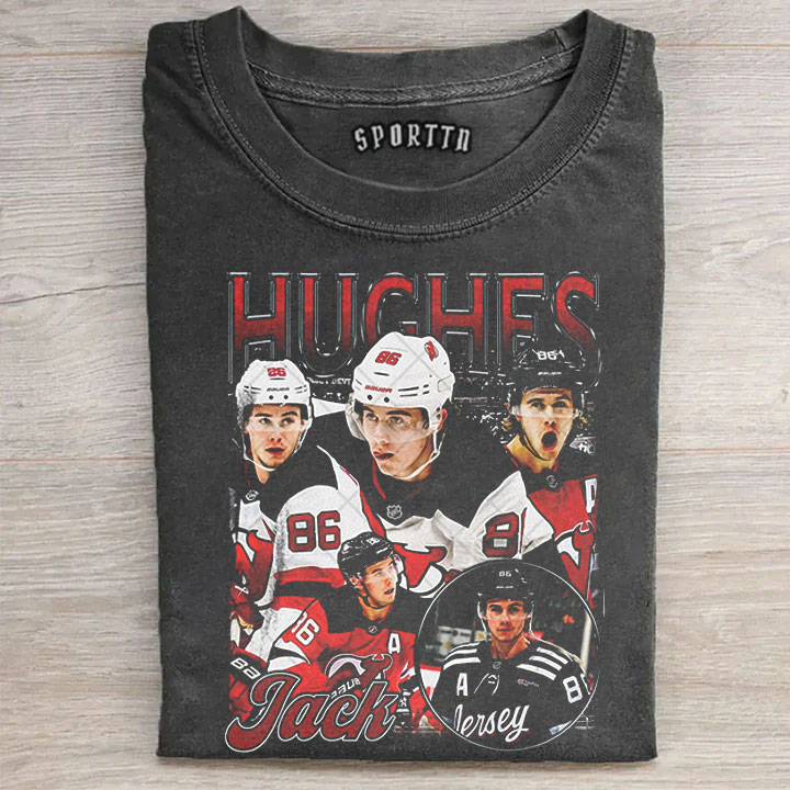 Jack Hughes Champion USA Tee