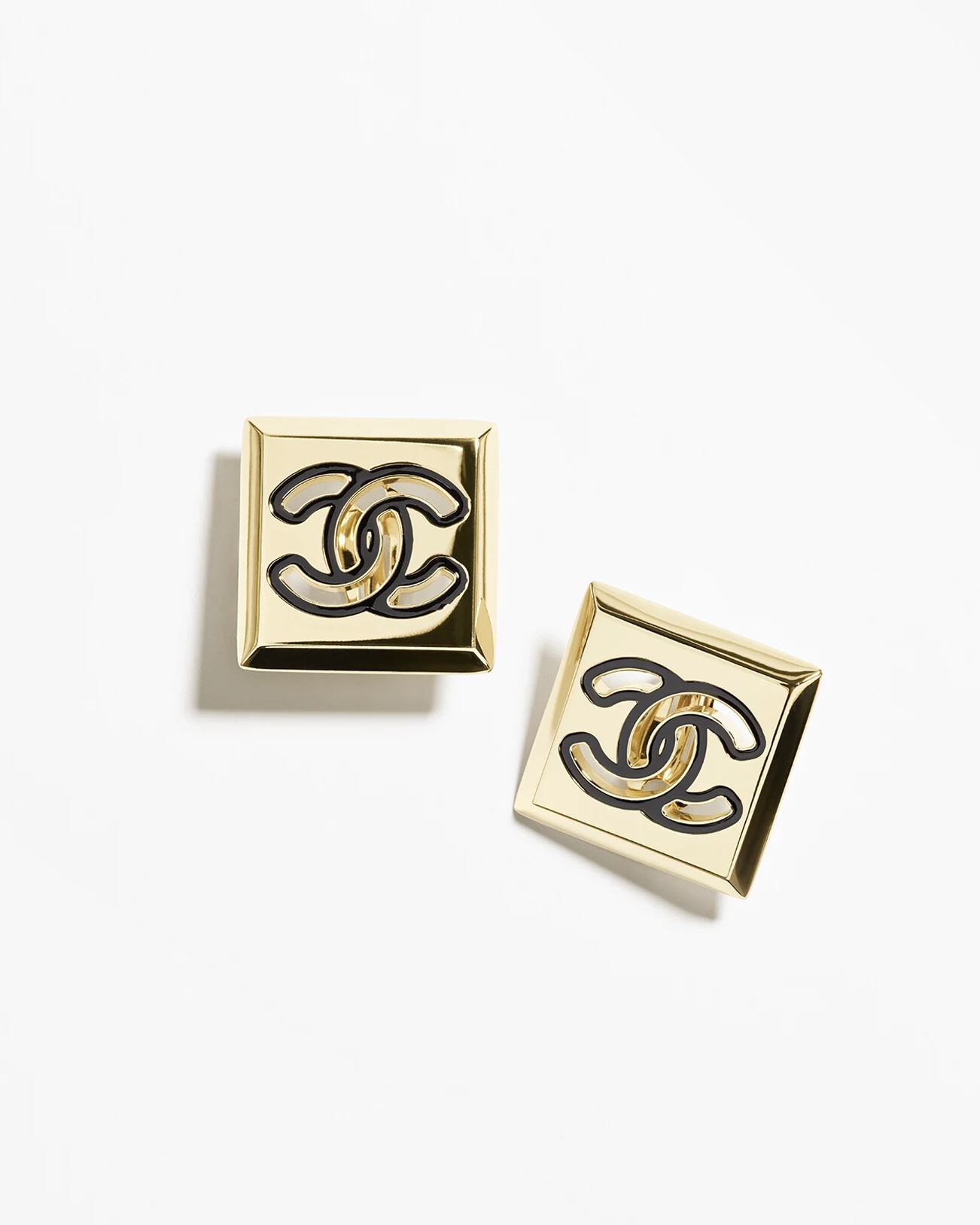 Chanel Square Pearl Stud Earrings - Original Replica Club