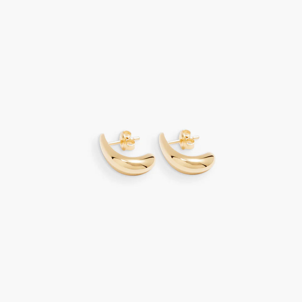 RAGBAG - Boucles d'oreilles Dualism Sculptural - Doré