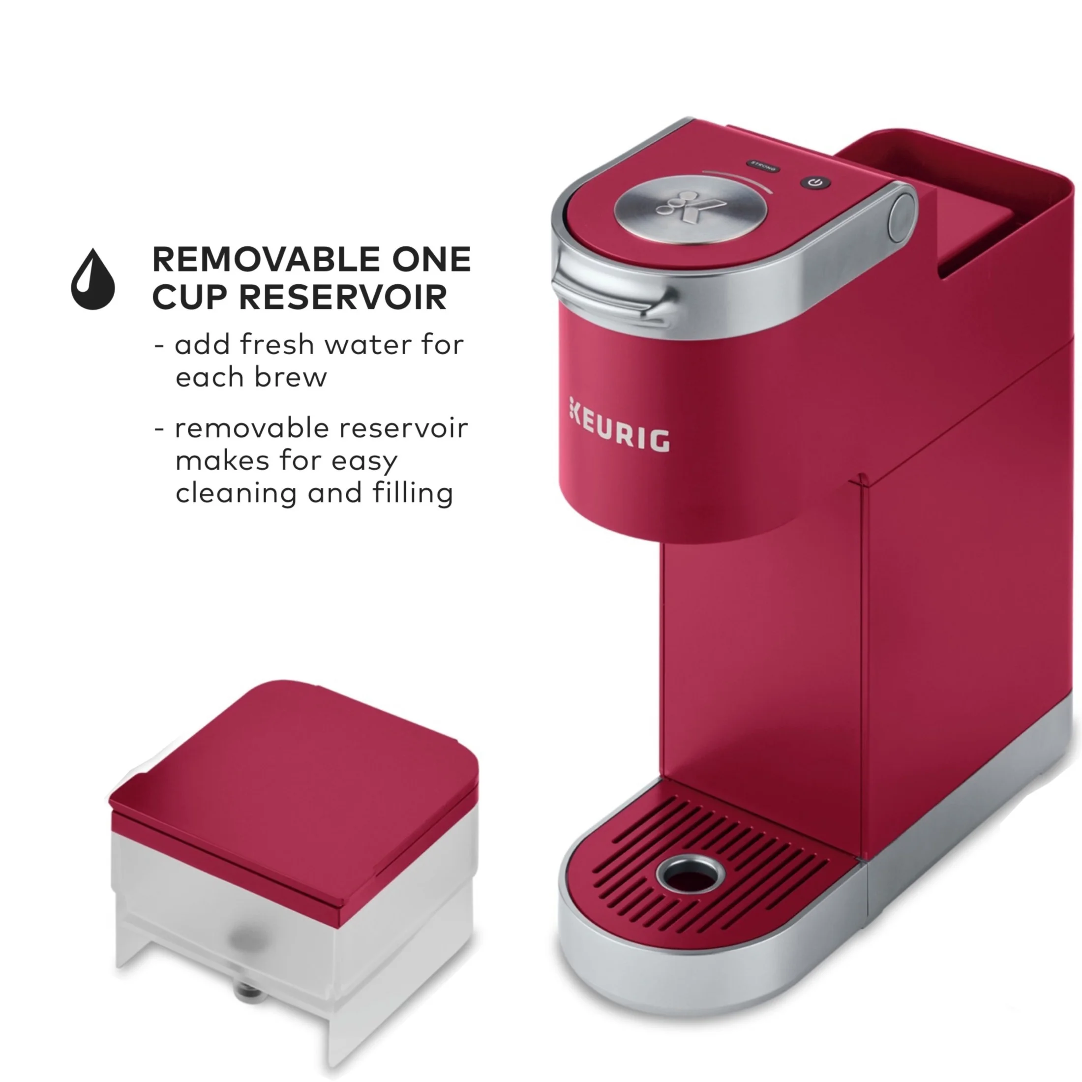 Keurig K-Mini Plus Single Serve K-Cup Pod Coffee Maker, Dusty Rose - Image 30