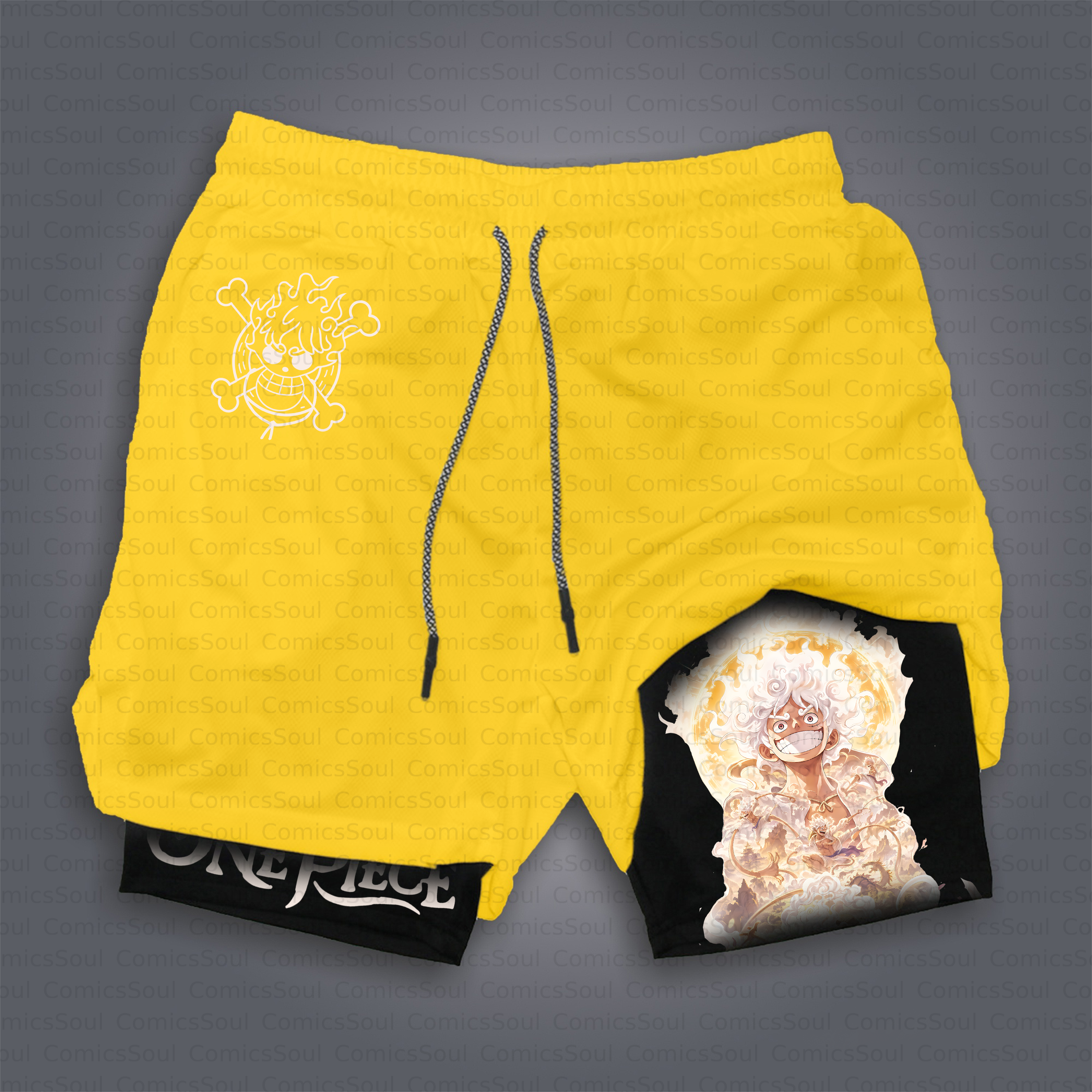 Unisex Casual Anime Style Shorts