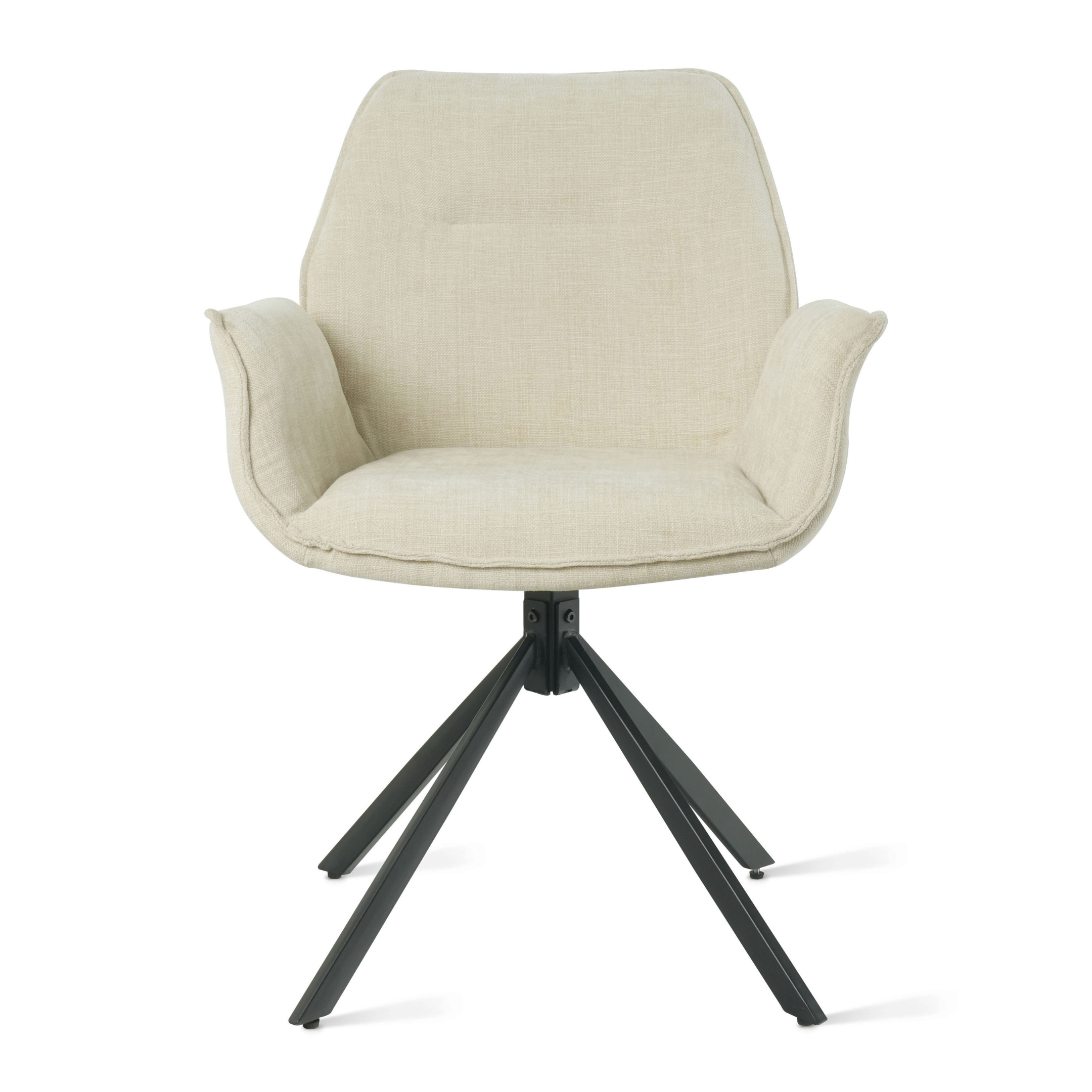 Blokker Riven Eetkamerstoel - Beige