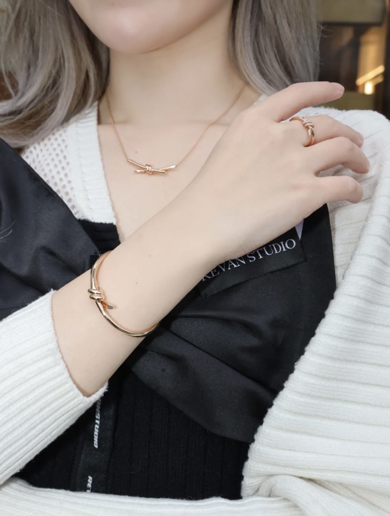 Tiffany Knot Bangle Bracelet - Original Replica Club