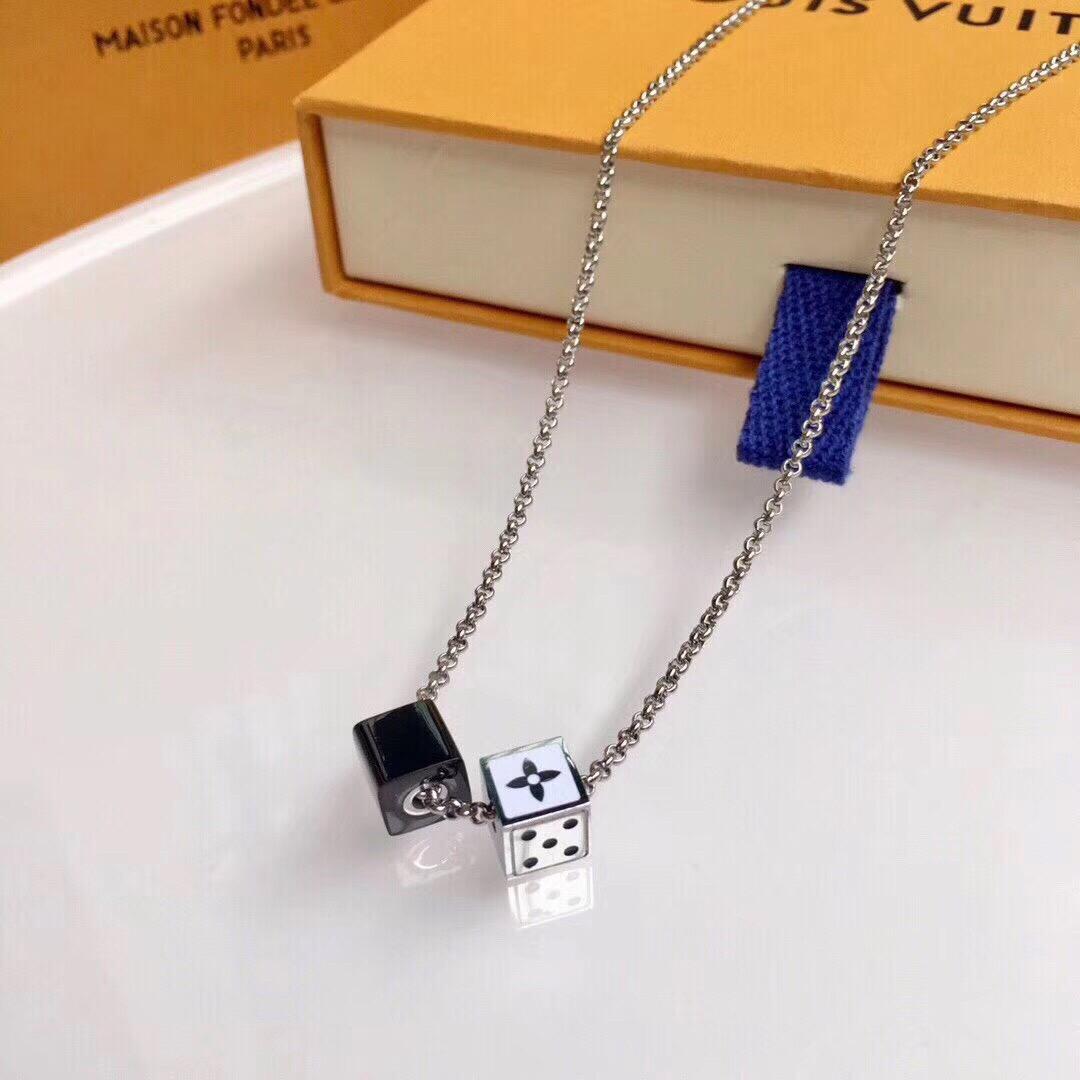 Louis Vuitton Dice Pendant Necklace - Original Replica Club