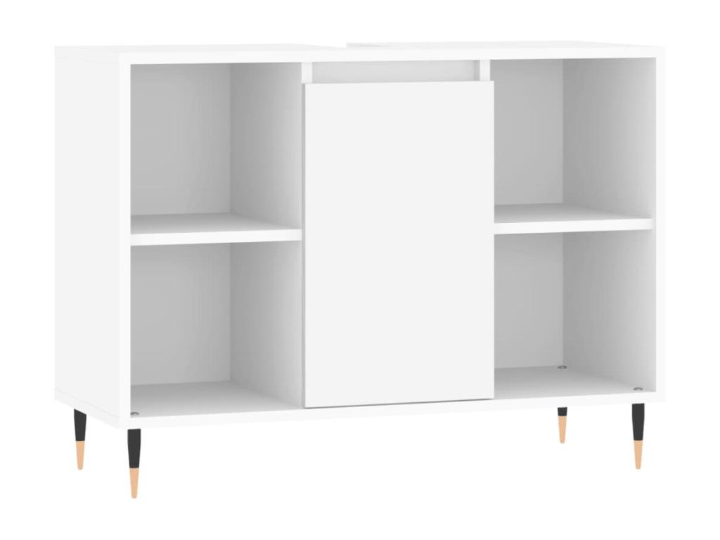Mueble de baño madera de ingeniería Lujodec 80x33x60 cm