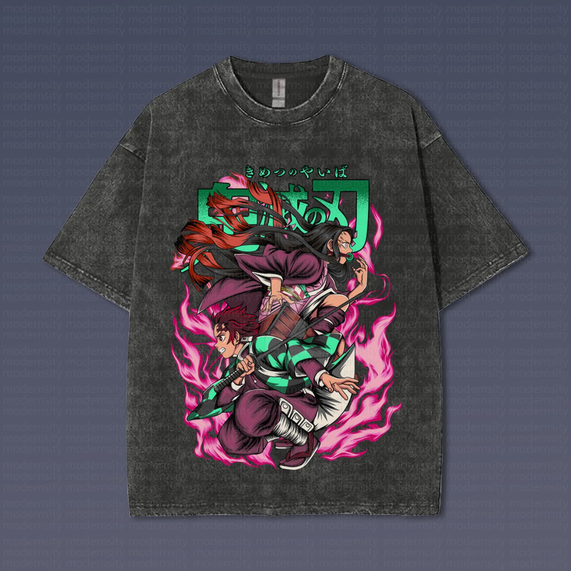 Unisex Anime Inspired Vintage T-Shirt丨Comicssoul