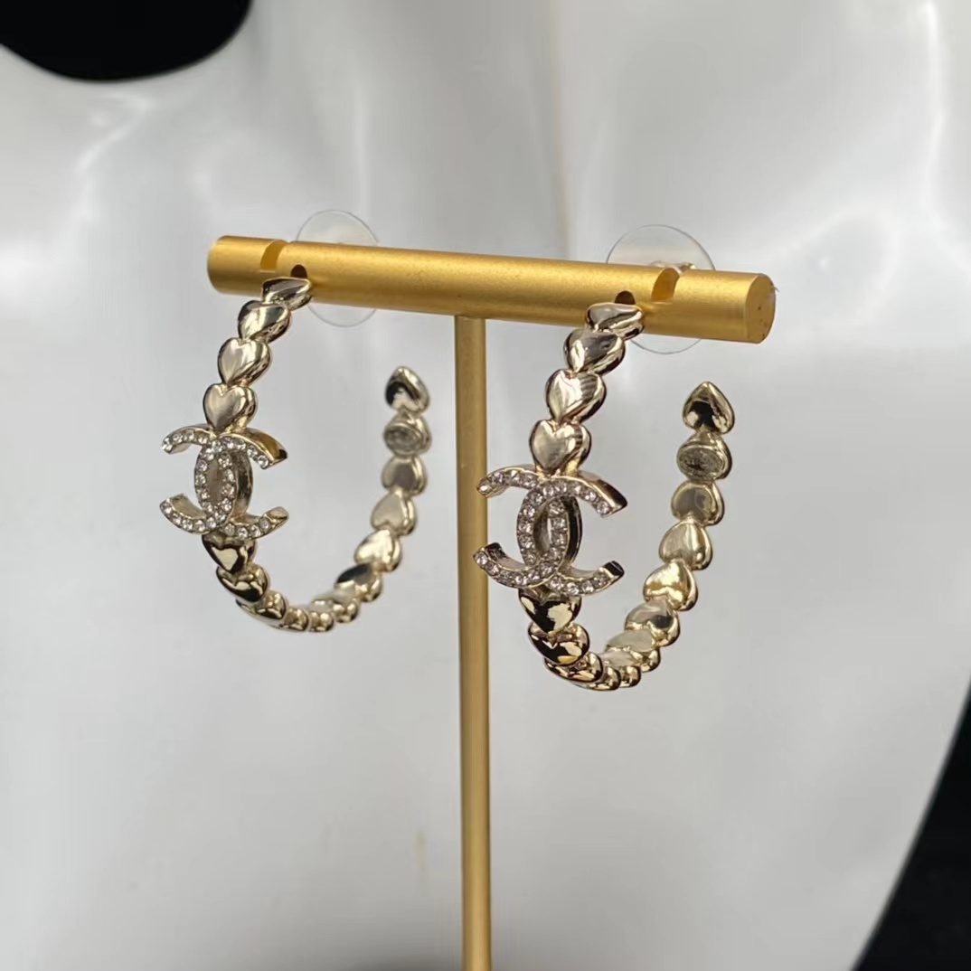 Chanel C Shape Earrings - Original Replica Club