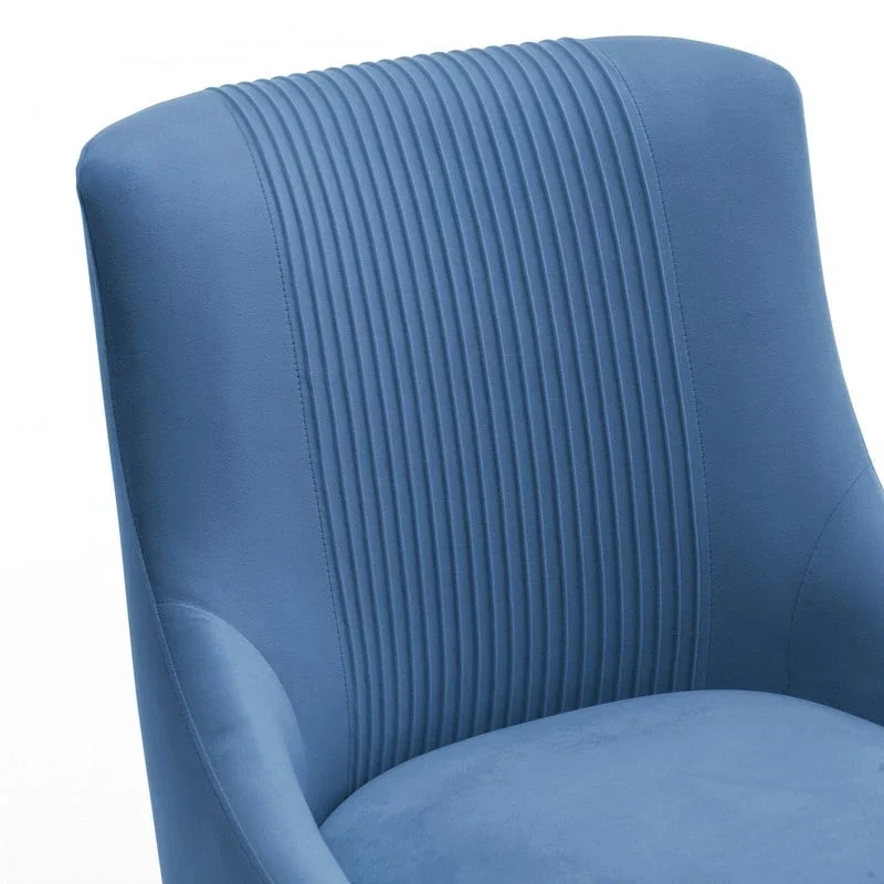 SEYNAR Set of 4 Modern Glam Boucle Velvet Dining or Vanity Chairs with Rear Handle