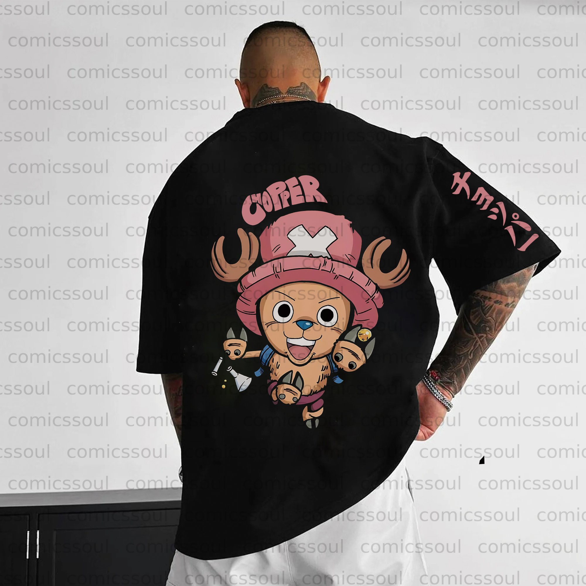 Unisex Anime Inspired Vintage T-Shirt