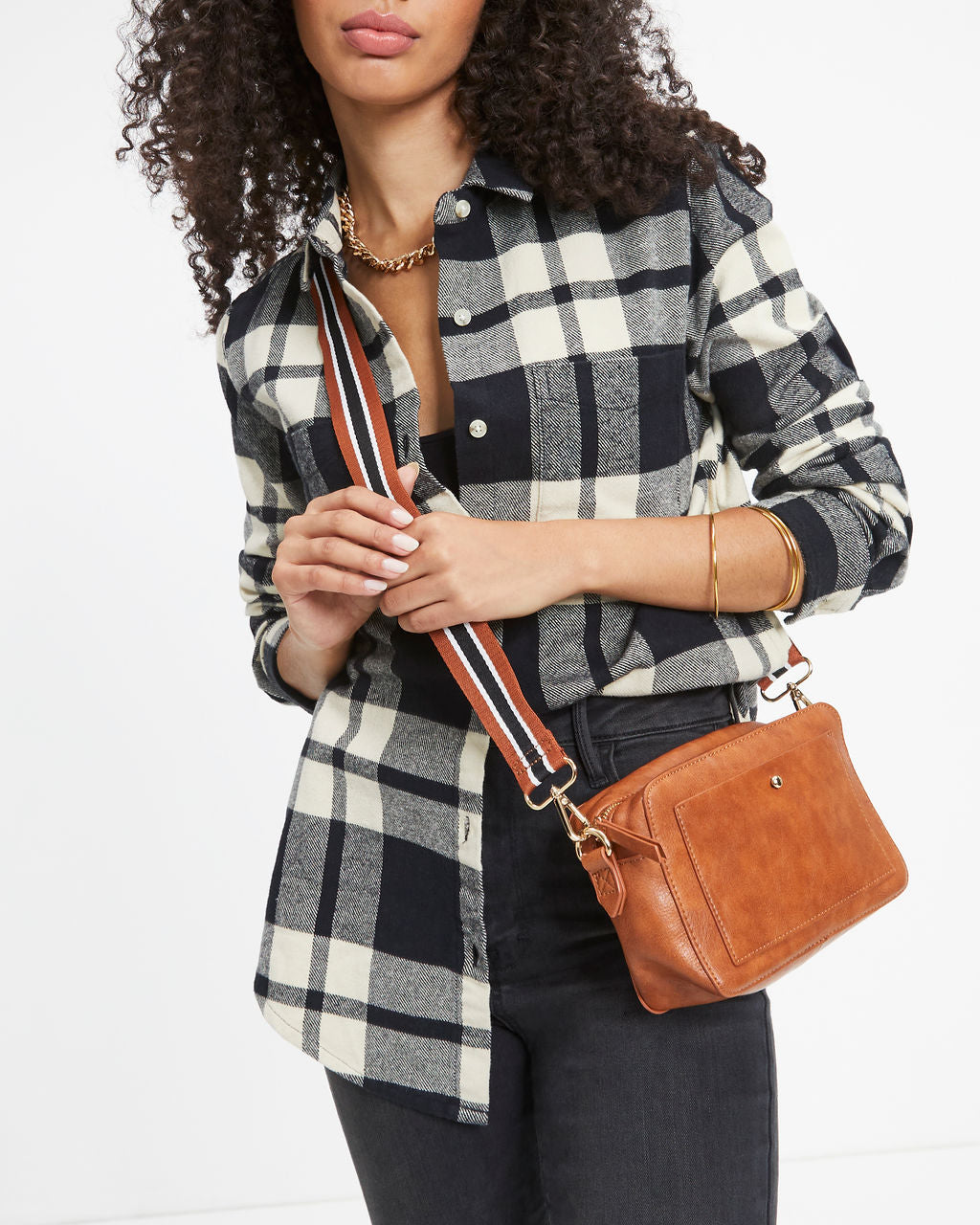Skylie Crossbody Camera Bag - Tan - Se7enfashion
