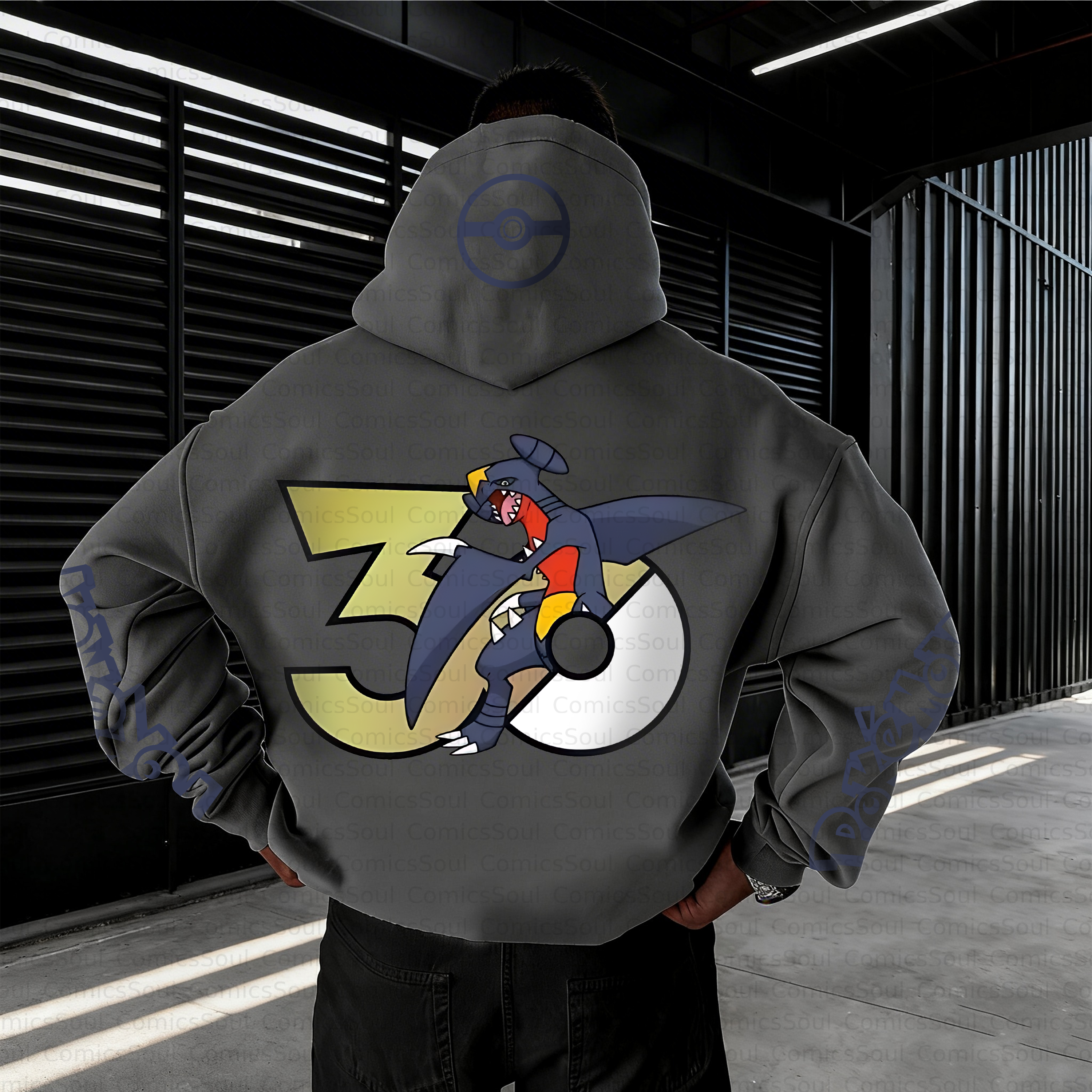 Unisex Anime Inspired Vintage Plush Hoodie