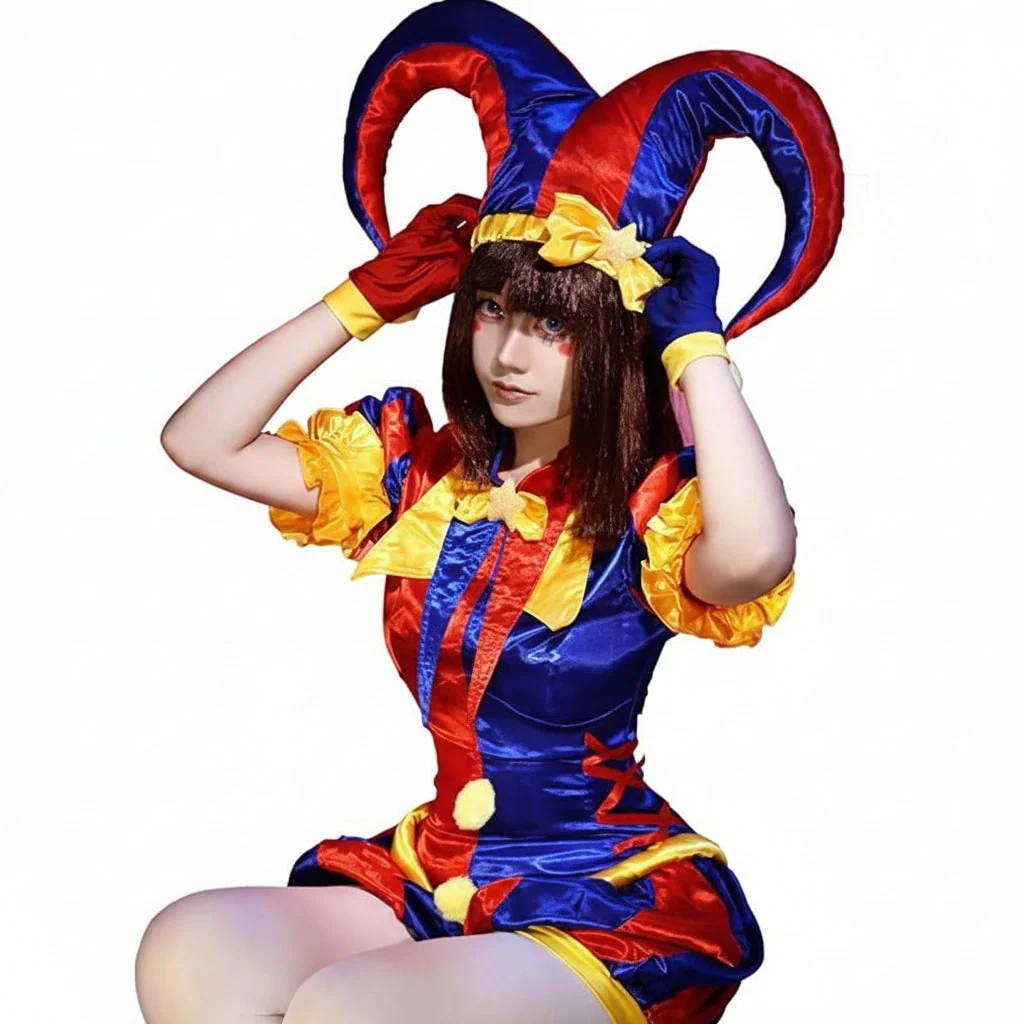 Halloween Costumes Womens Jester Party Outfit - Image 3 Halloween Costumes Womens Jester Party Outfit - Image 3