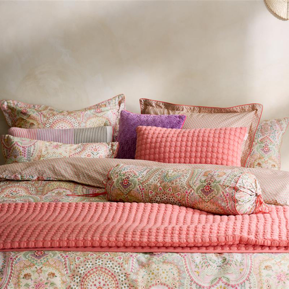 Pip Studio Jabali Flower Dekbedovertrek 240 x 200/220 cm - Coral