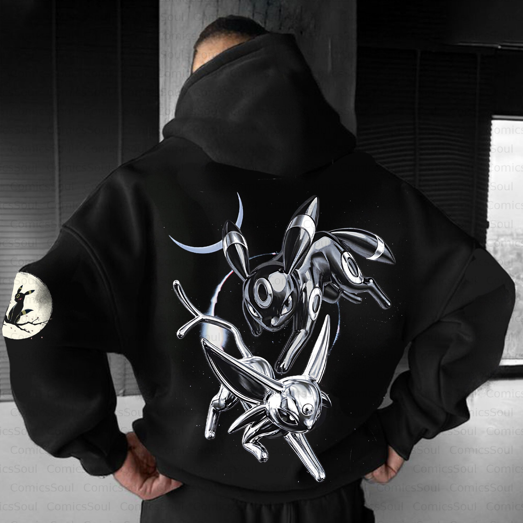 Unisex Anime Inspired Vintage Plush Hoodie