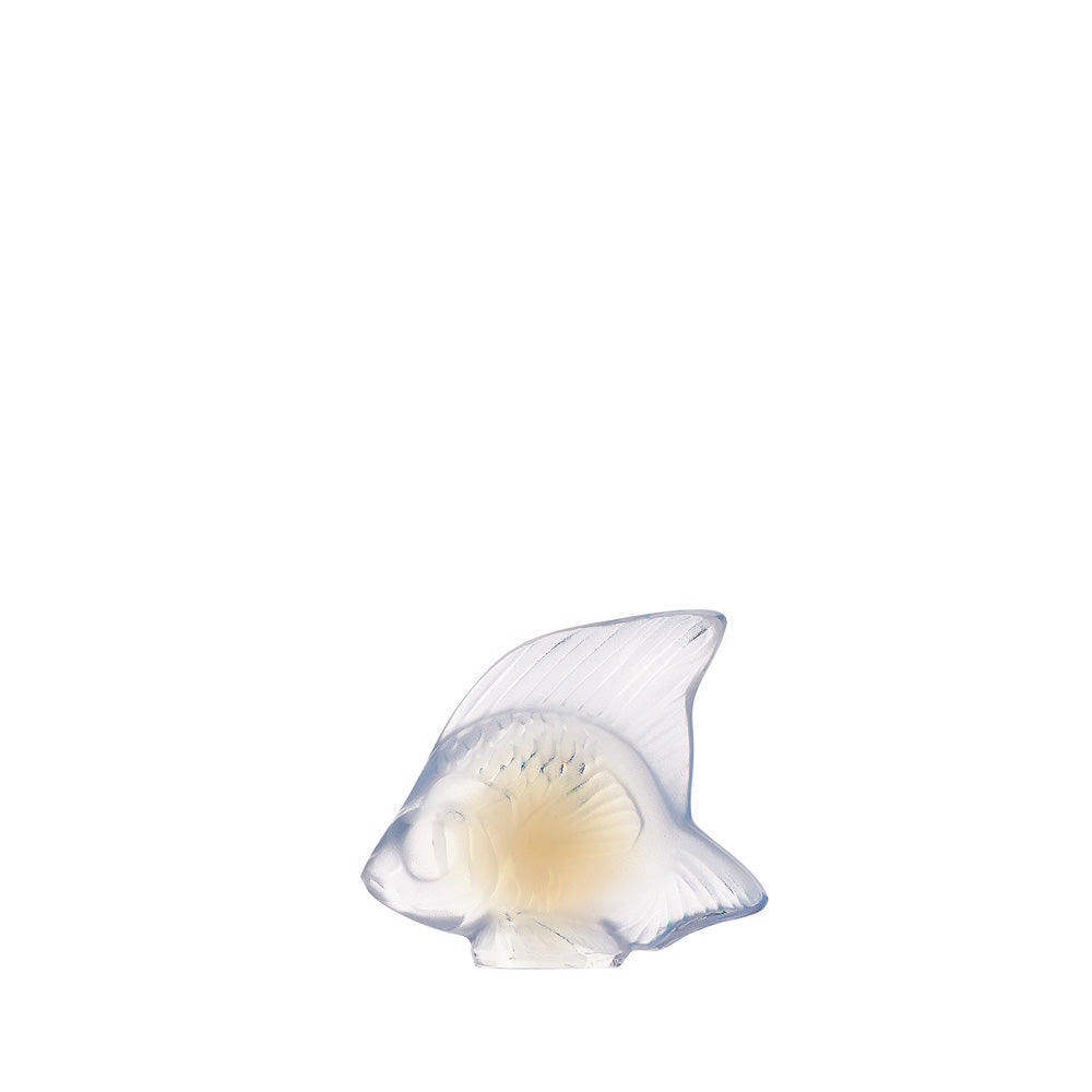 SCULPTURE POISSON - CRISTAL OPALE