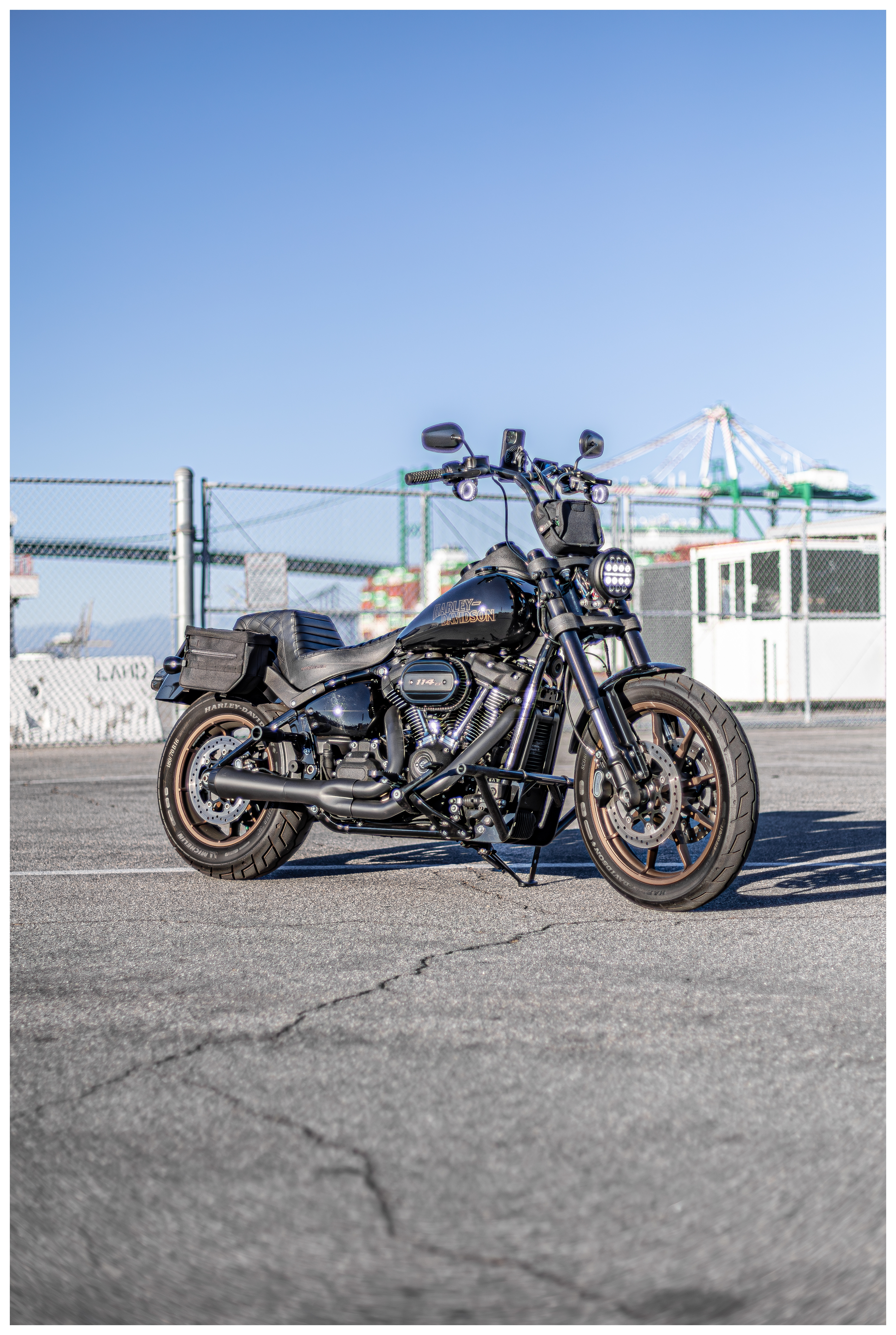 SportsBikeShop Burly Brand Stiletto Shock For Harley Softail 2018-2024