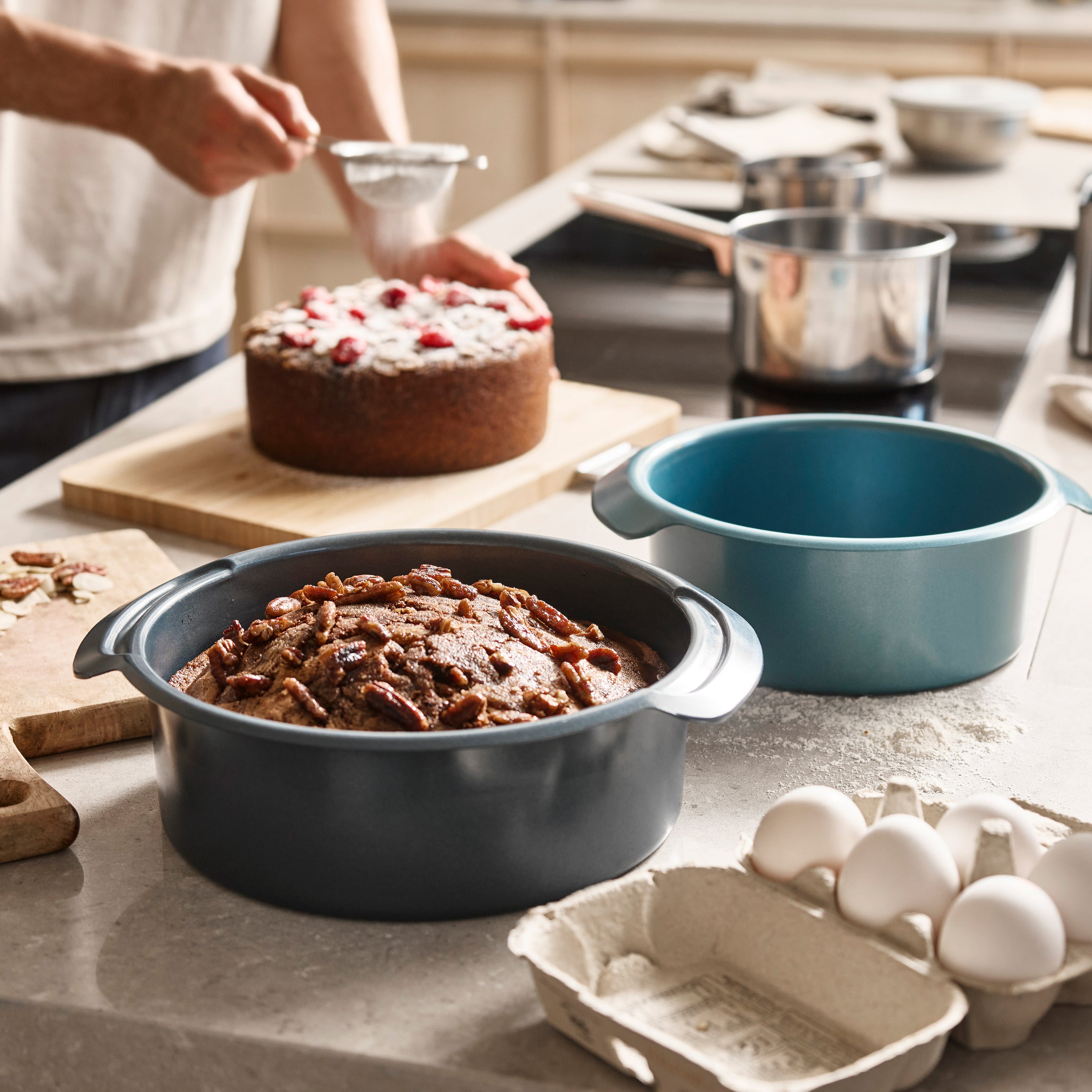 Joseph Joseph Nest Cakevorm - Set van 2 - Blauw