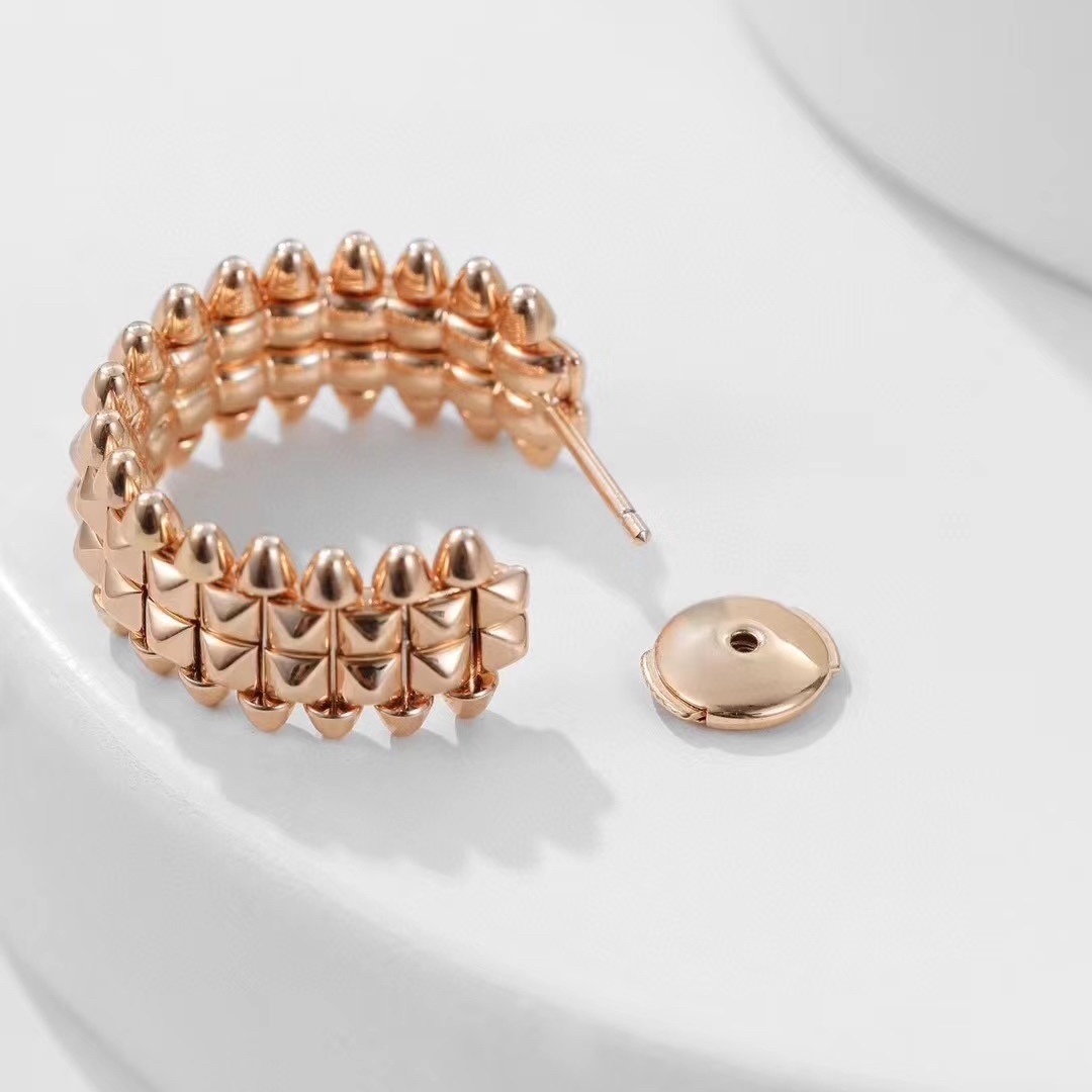Cartier Clash de Cartier Hoop Earrings, Double Row - Original Replica Club