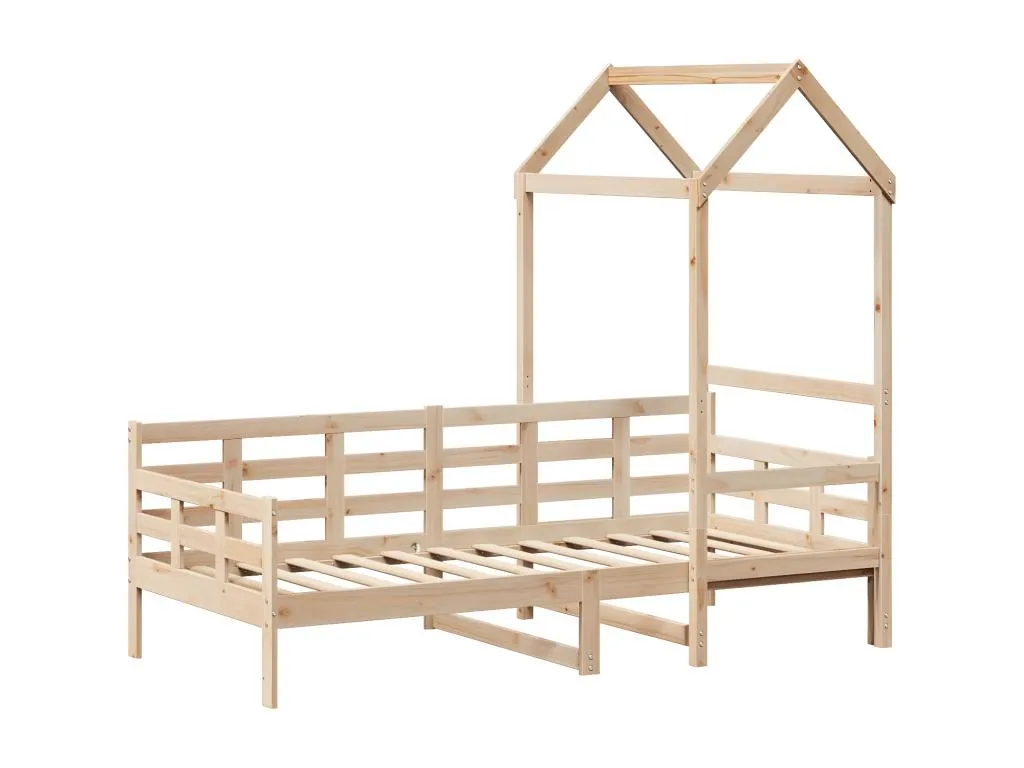 Sofá cama con techo Prietocasa maciza de Prietocasa 90x190 cm