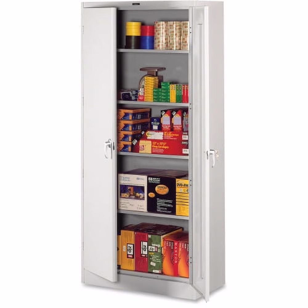 Tennsco Storage Cabinet (Unassembled) 2470 36" x 24" x 78" - 5 x Shelf(ves) - 2 x Standard Door(s) - Heavy Duty, Locking Door, Hinged Door - image 1