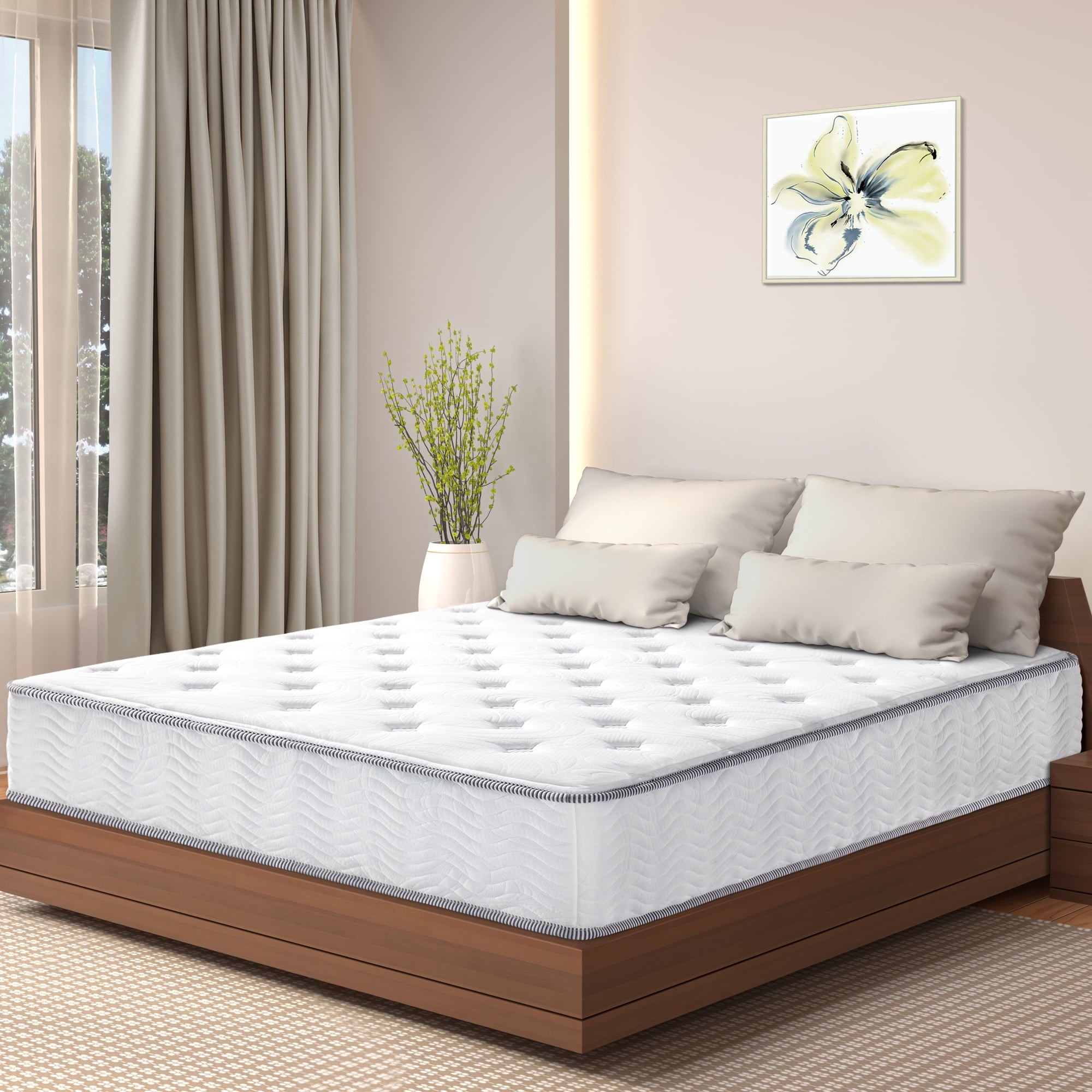 10 Inch Cool Sleeper Hybrid Mattress. Plush. Queen