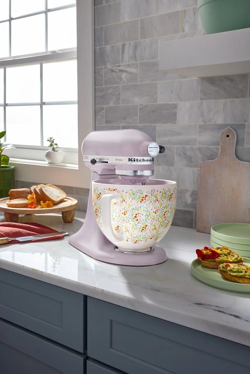 KitchenAid Artisan Series 5-Quart Tilt-Head Stand Mixer, Wildflower, KSM156CXWF - Image 8
