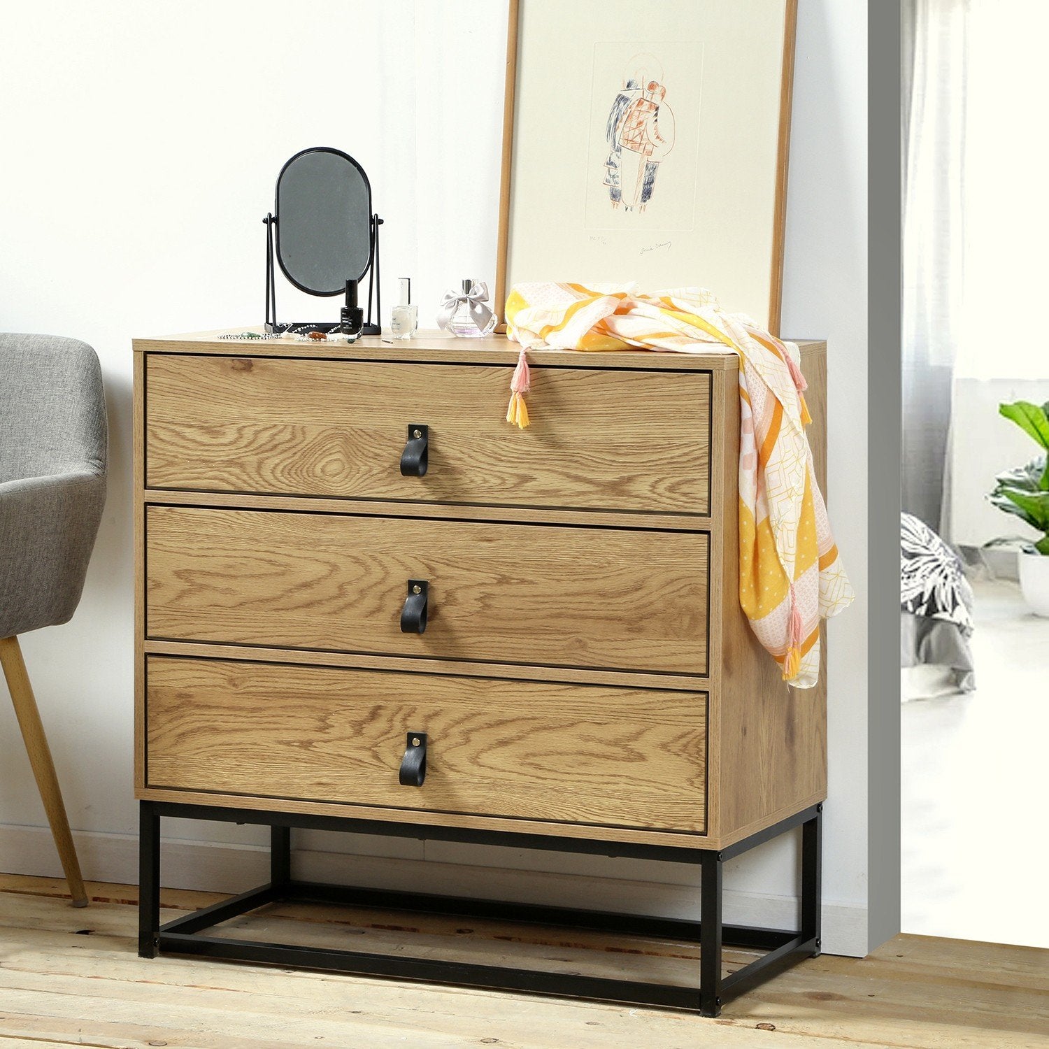 Calicosy - Ladekast Jill - Eiken effect