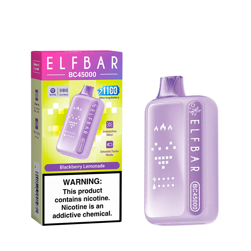ELFBAR BC45000 ladattava kertakäyttöinen sähkötupakka (kaikki maut)