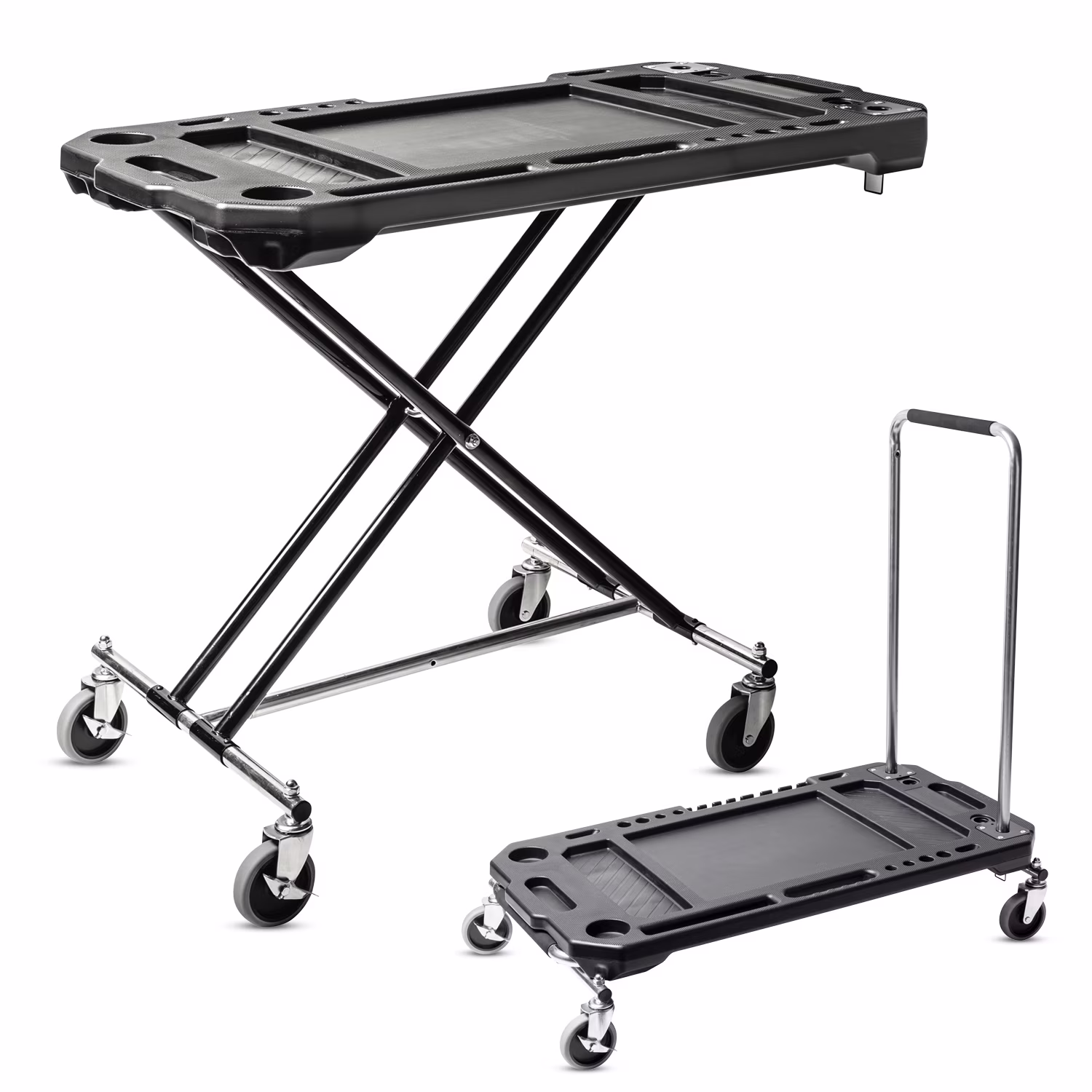 Powerbuilt 3 - in - 1 Heavy - Duty Work Table Dolly Cart - 642928ECE