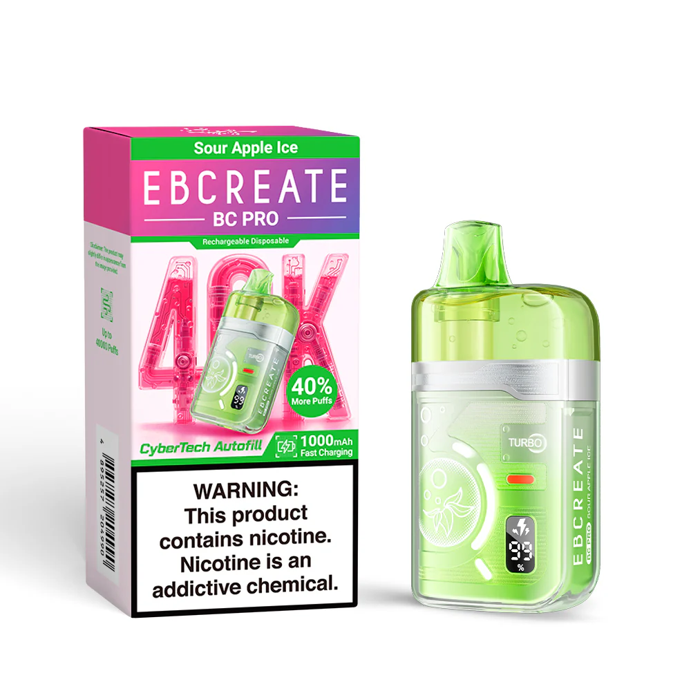 EBCREATE BC PRO cigarette électronique jetable rechargeable (toutes les saveurs)