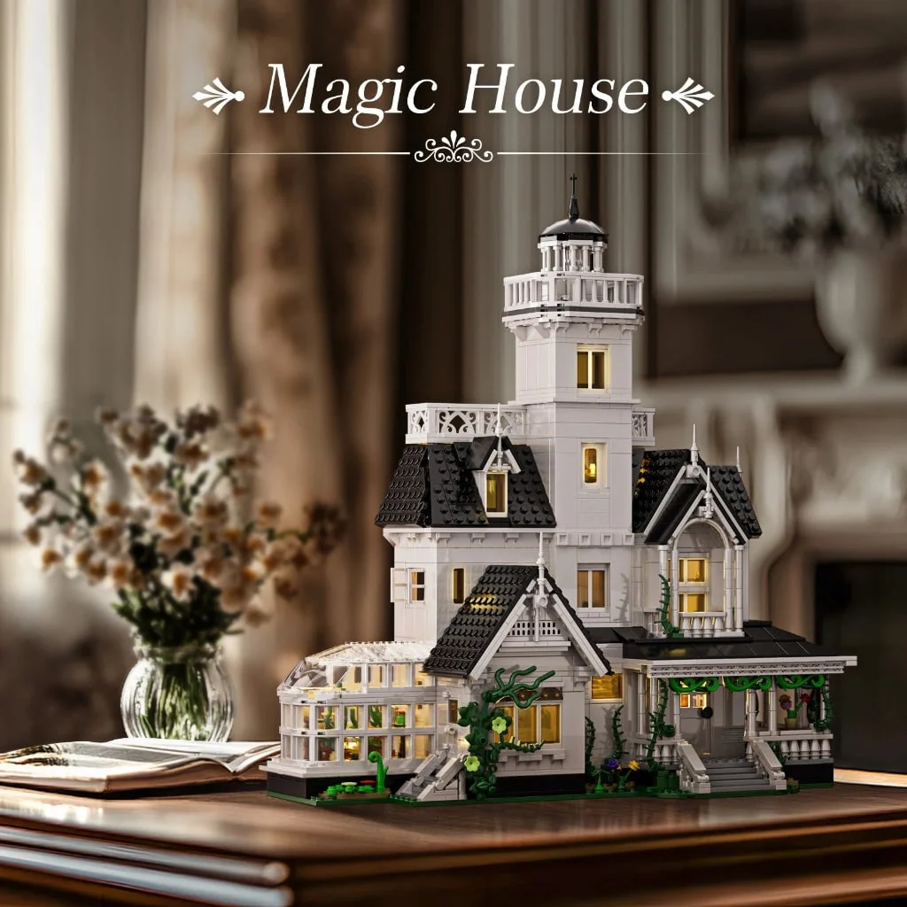 Halloween Toy Haunted House Brick Building Set Model - Image 3 Halloween Toy Haunted House Brick Building Set Model - Image 3
