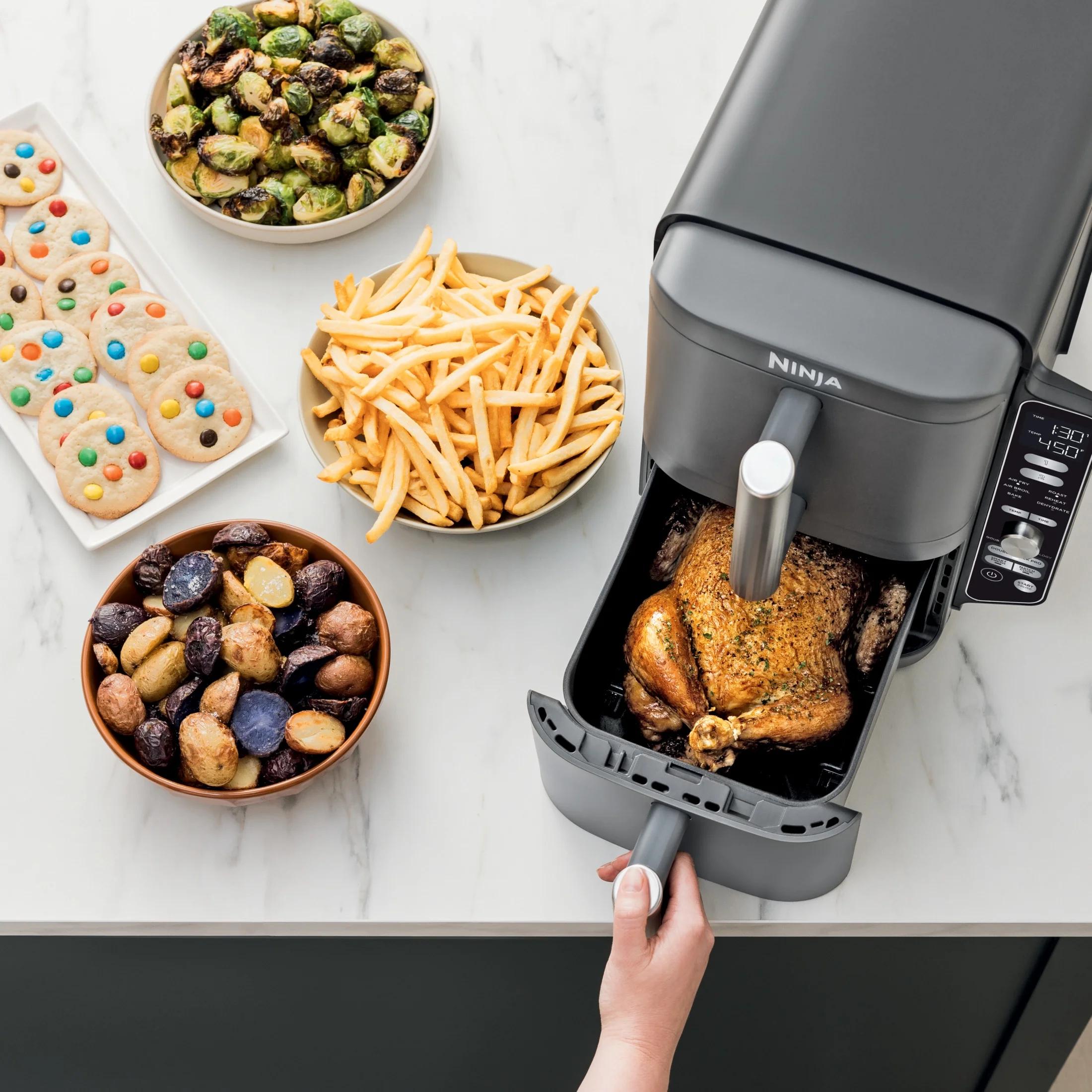 Ninja DoubleStack XL 10 QT 2-Basket Air Fryer - Image 21