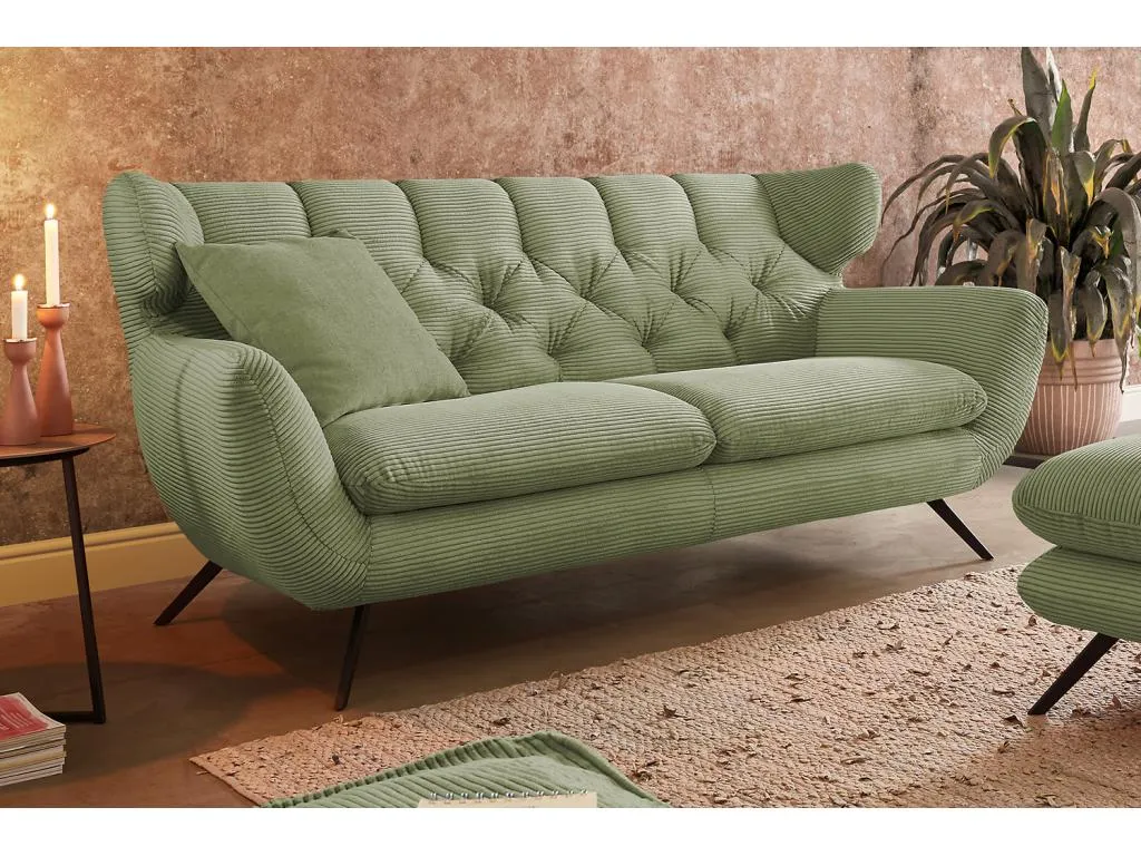 Sofá - Verde pana - Boverdeco