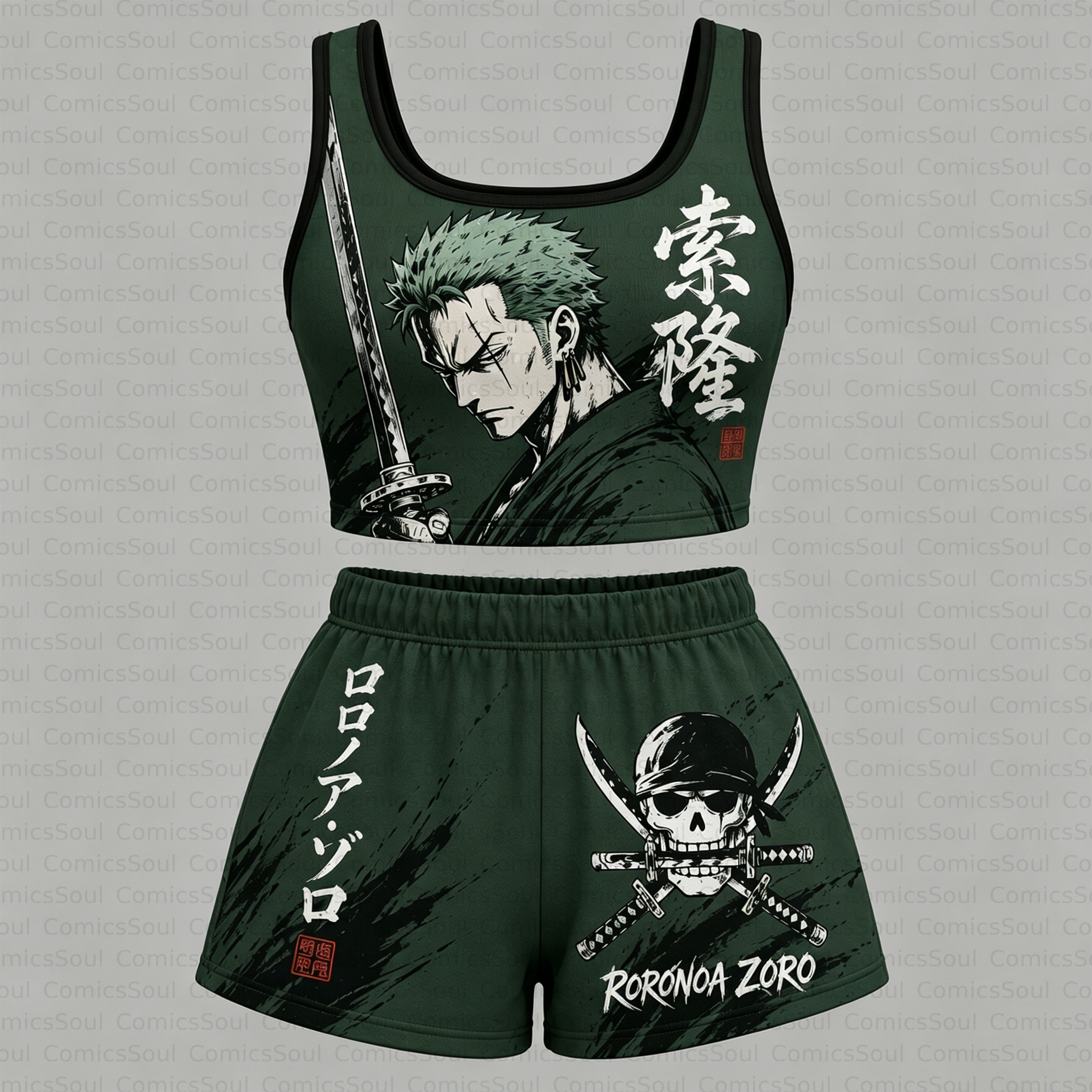 ONE PIECE Vest and shorts Two-Piece Set