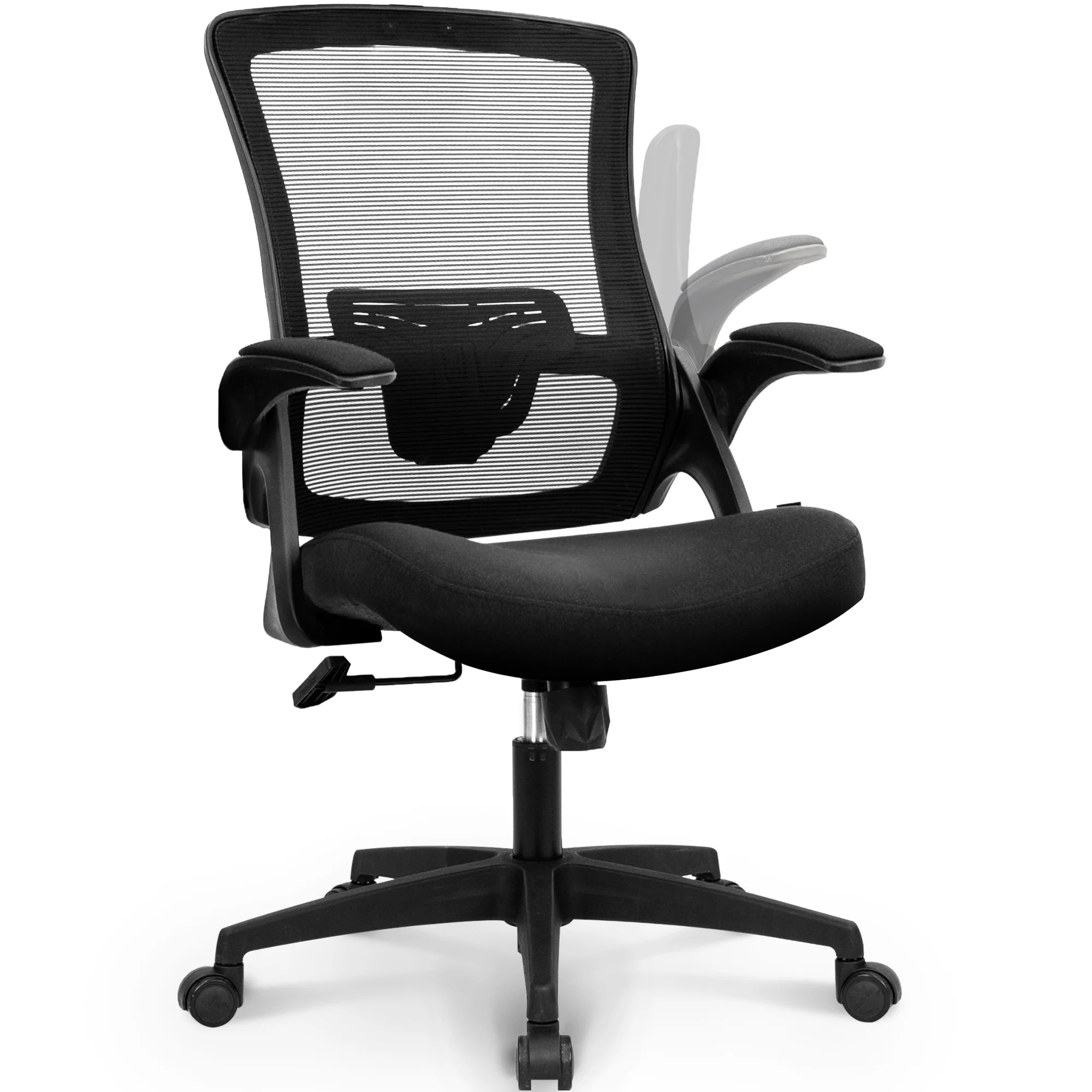 NEO CHAIR Ergonomic Office Chair, Adjustable High Back Mesh Desk Chair with Flip-up Arms, Black - Image 10