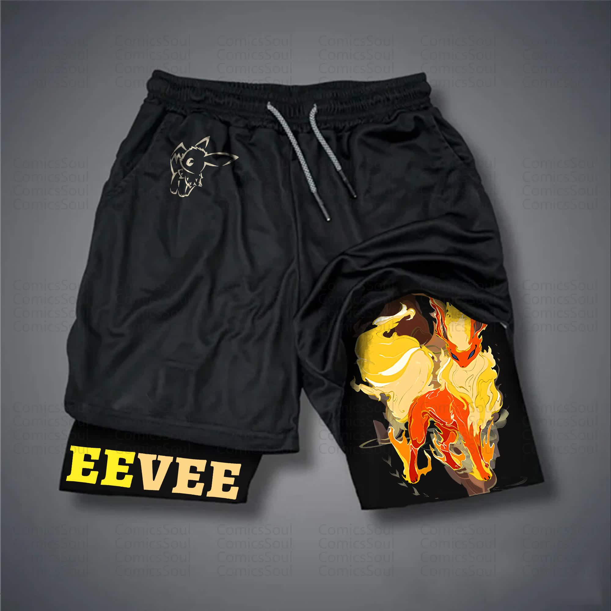 Unisex Casual Anime Streetwear Shorts 丨Comicssoul