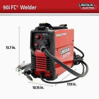 Lincoln Electric Weld-Pak 90i FC Flux-Cored Wire Feed Welder, 120V, 120 Amp, 1/4 in - K5255-1 - Image 6 Lincoln Electric Weld-Pak 90i FC Flux-Cored Wire Feed Welder, 120V, 120 Amp, 1/4 in - K5255-1 - Image 6