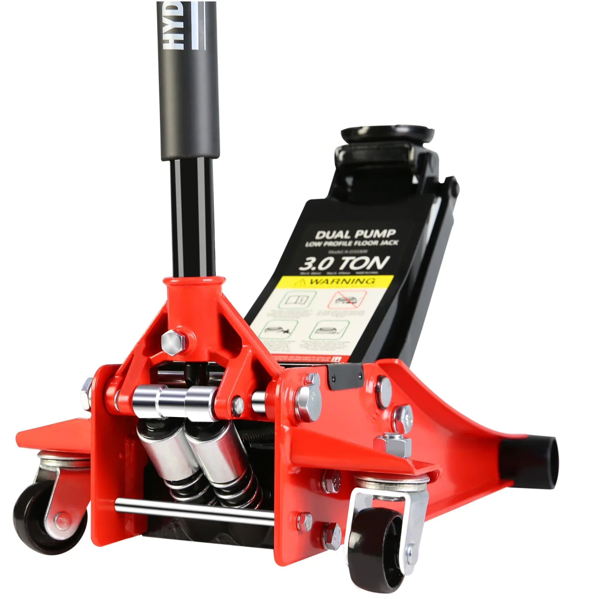 Seizeen Low Profile 3 Ton 6600 lbs Trolley Jack With Dual Lift Pump - Red - Image 7 Seizeen Low Profile 3 Ton 6600 lbs Trolley Jack With Dual Lift Pump - Red - Image 7
