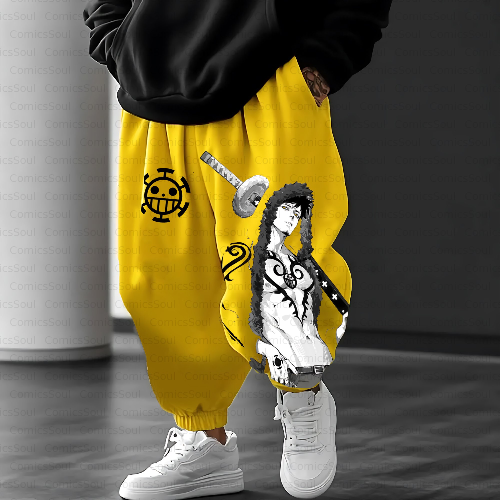 Unisex Casual Anime Streetwear Pant