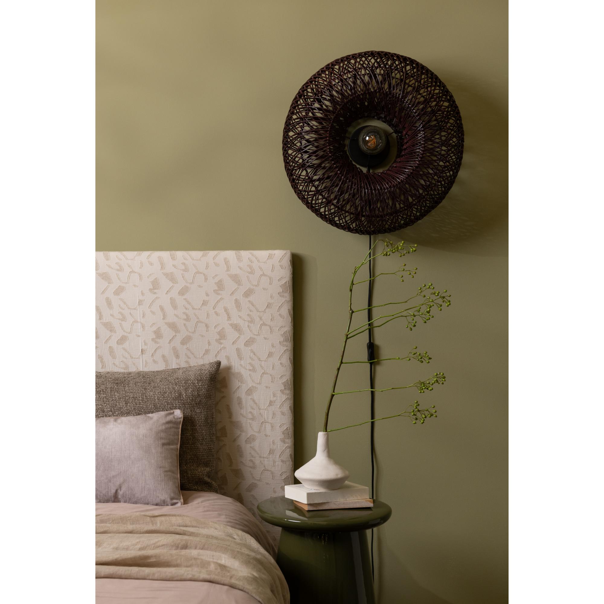 GOOD&MOJO Wandlamp Arizona - Bordeaux - Ø50cm