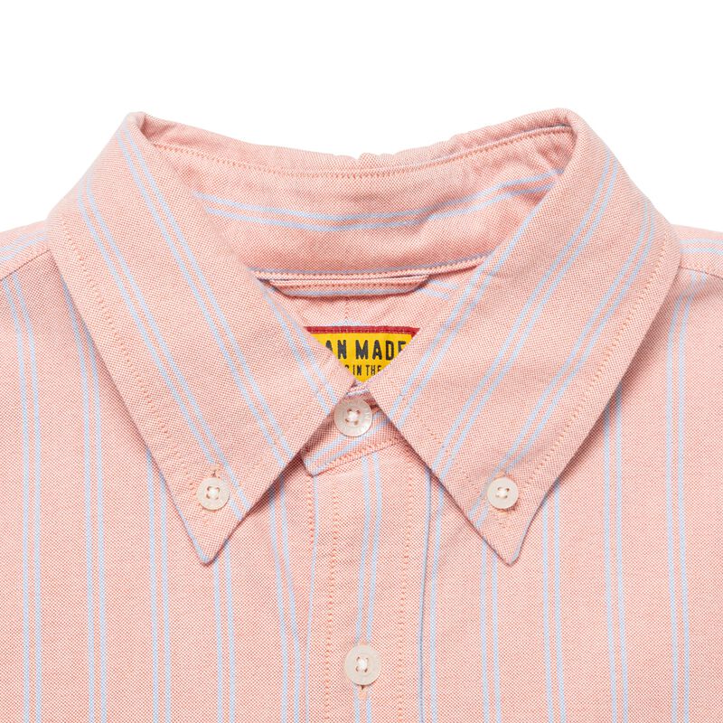 HUMAN MADE STRIPED OXFORD BD SHIRT
