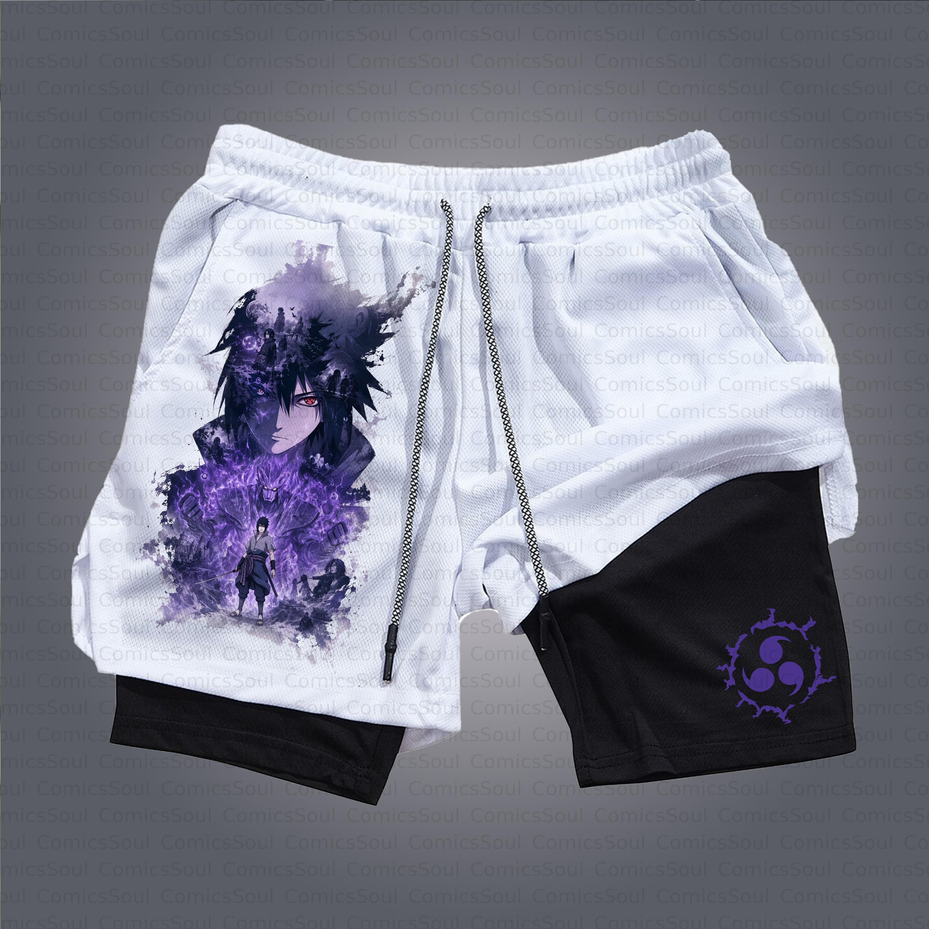 Unisex Casual Anime Style Shorts