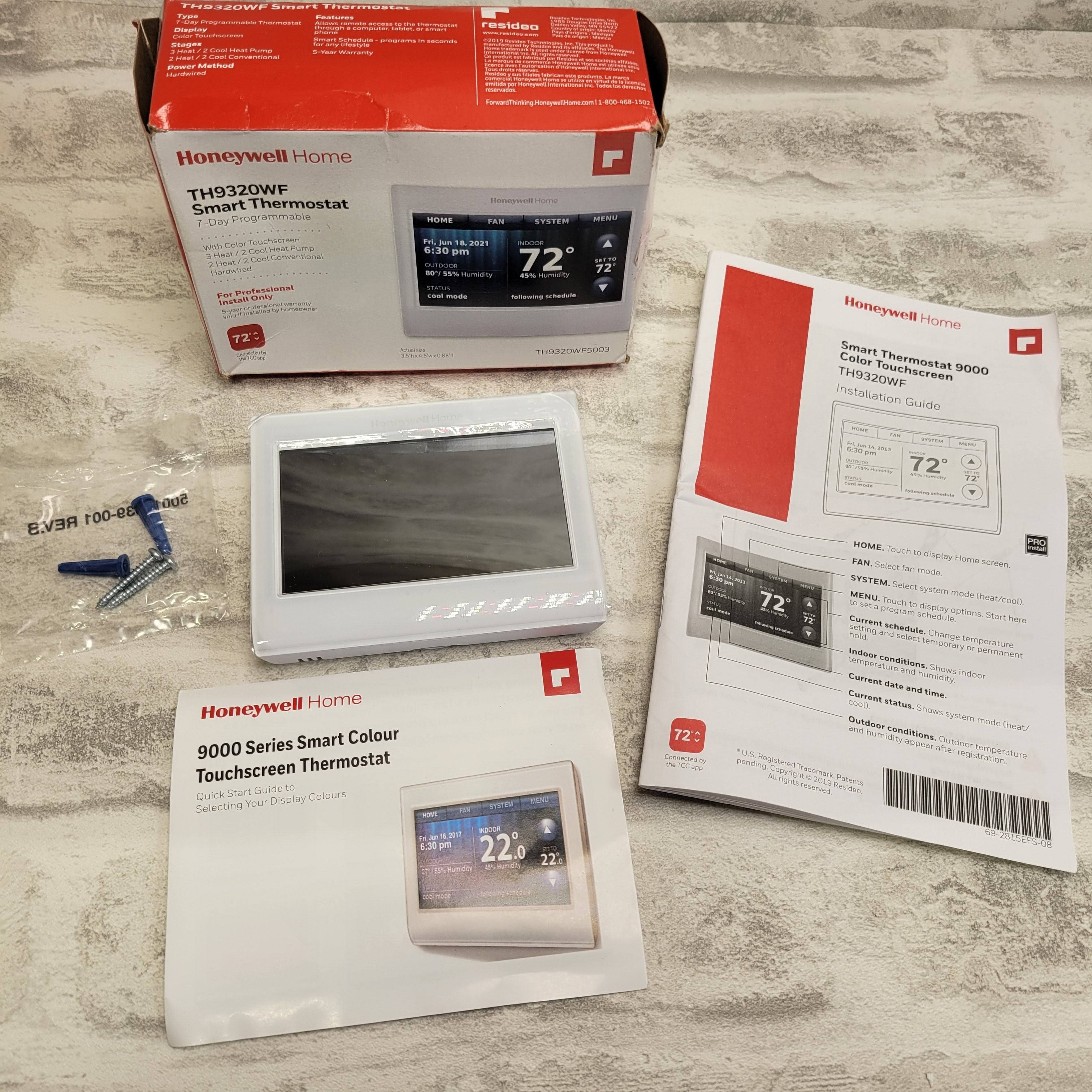 Honeywell Wi-Fi 9000 colour Touchscreen Programmable Thermostat