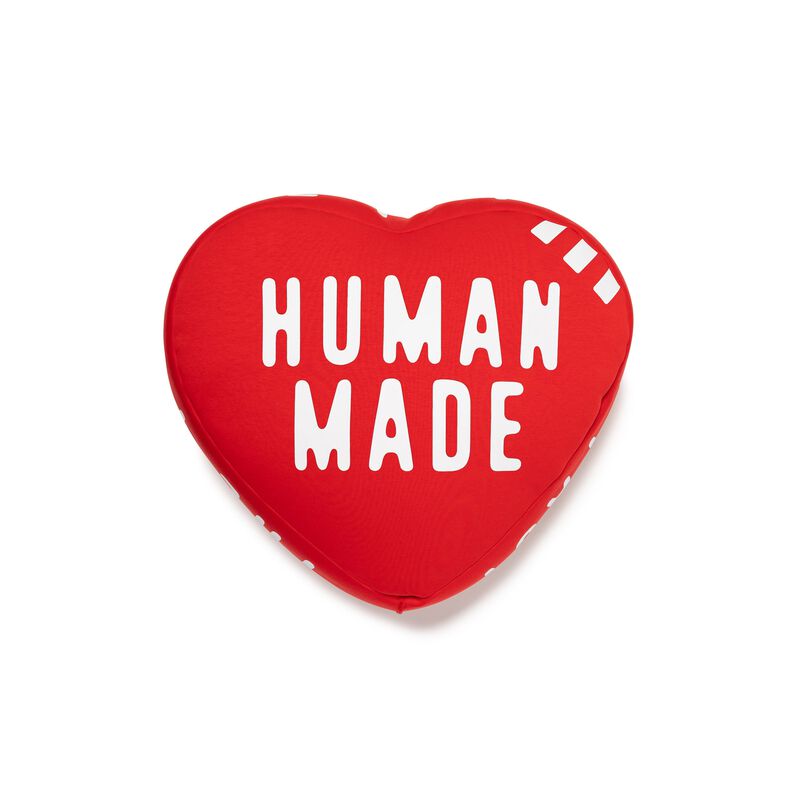 HUMAN MADE HEART BEADS CUSHION