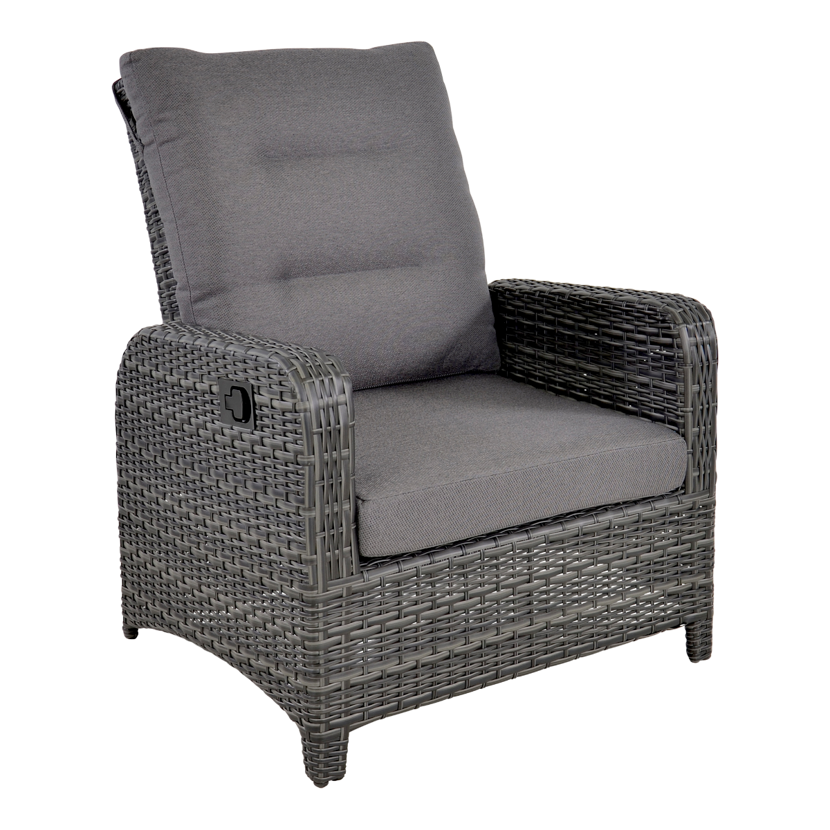 Lesli Living - Loungestoel Soho Forte - antraciet