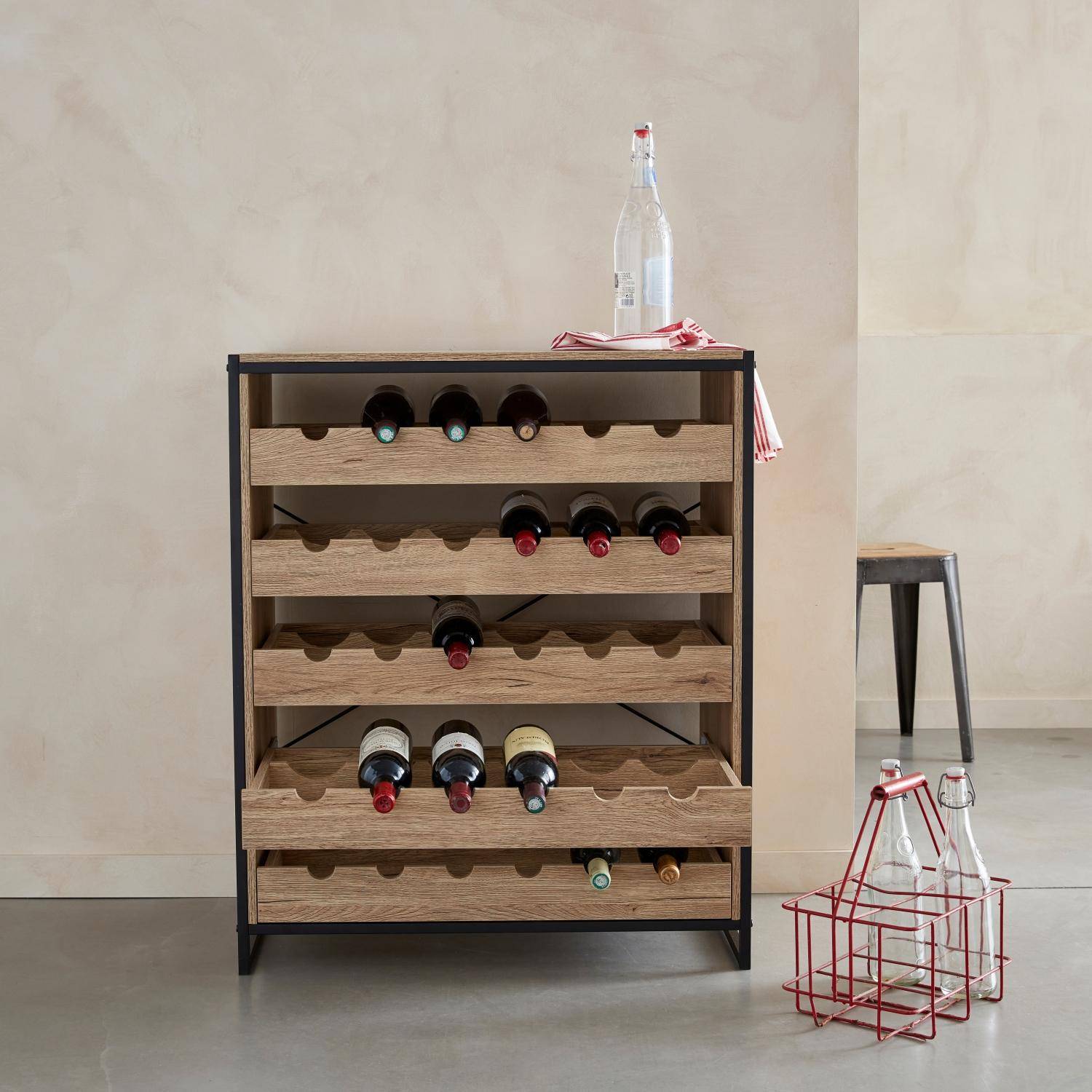 Loft - Estantería para botellas de vino