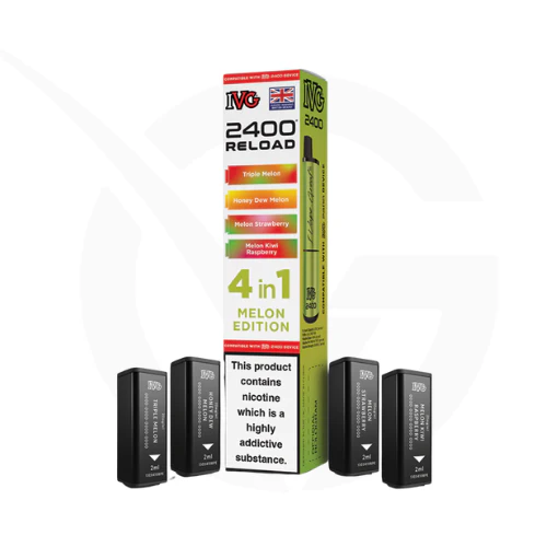 Melon Edition 4-in-1 Prefilled Pods By IVG 2400 Reload
