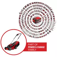 Cordless Lawn Mower GE-CM 18/30 Li (1x3,0Ah)