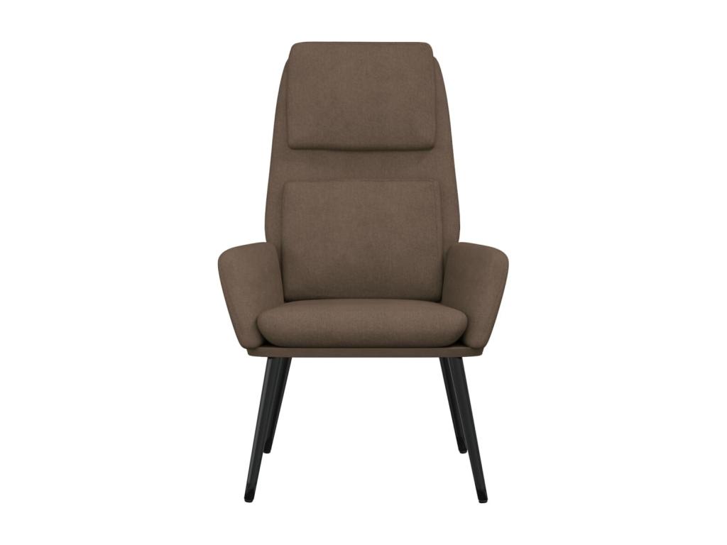 Sillón de Luzssnh de tela gris taupe