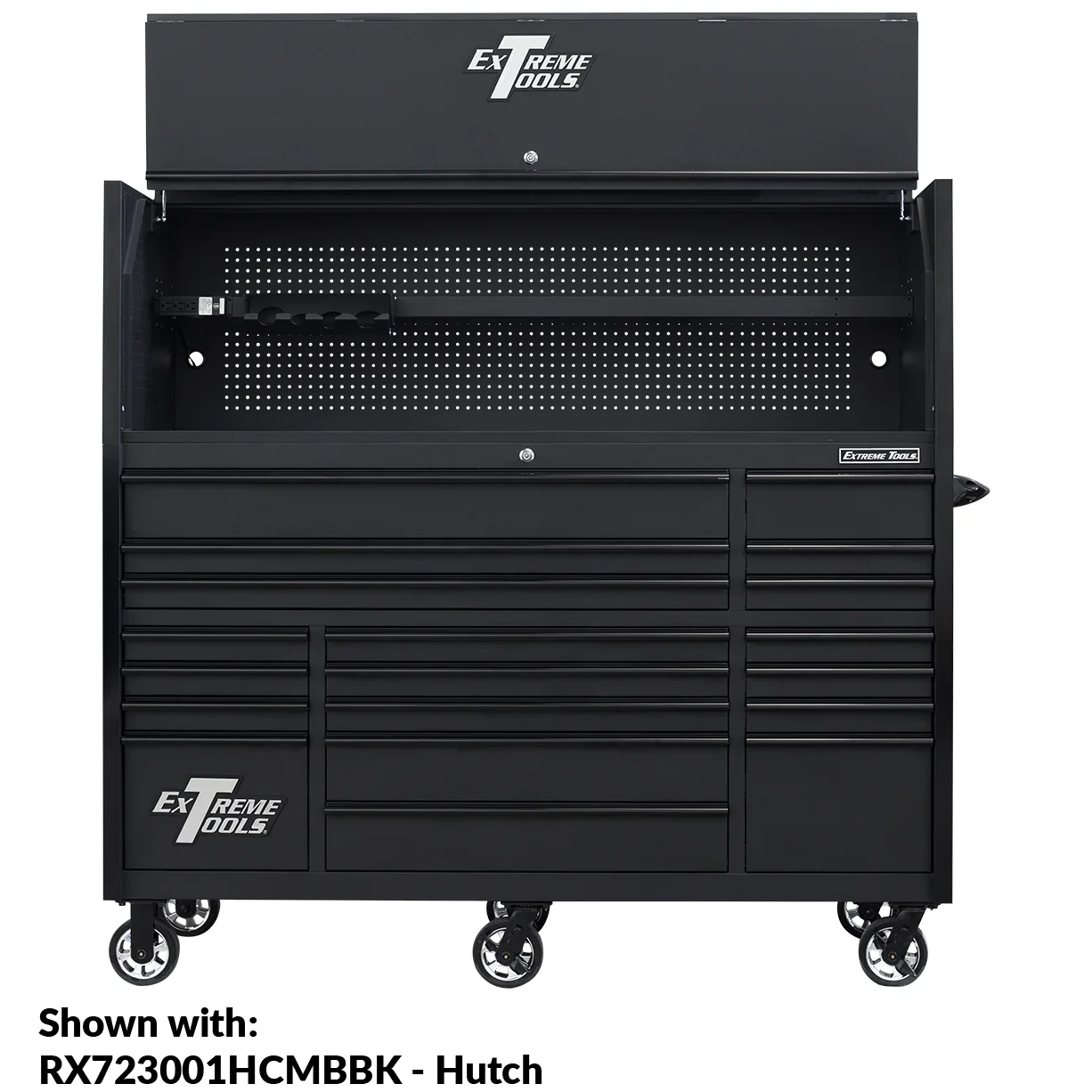 Extreme Tools 72-in x 30-in 19-Drawer Roller Cabinet With 250 lb Drawer Slides - RX723019RC-250 - Image 6 Extreme Tools 72-in x 30-in 19-Drawer Roller Cabinet With 250 lb Drawer Slides - RX723019RC-250 - Image 6